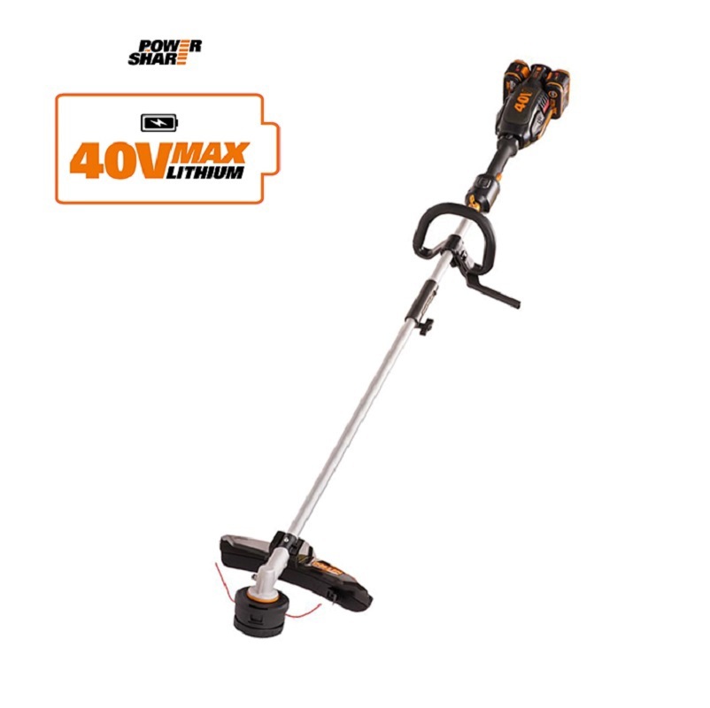 Изображение товара Триммер аккумуляторный бесщёточный Worx WG186E.92 для стрижки газона