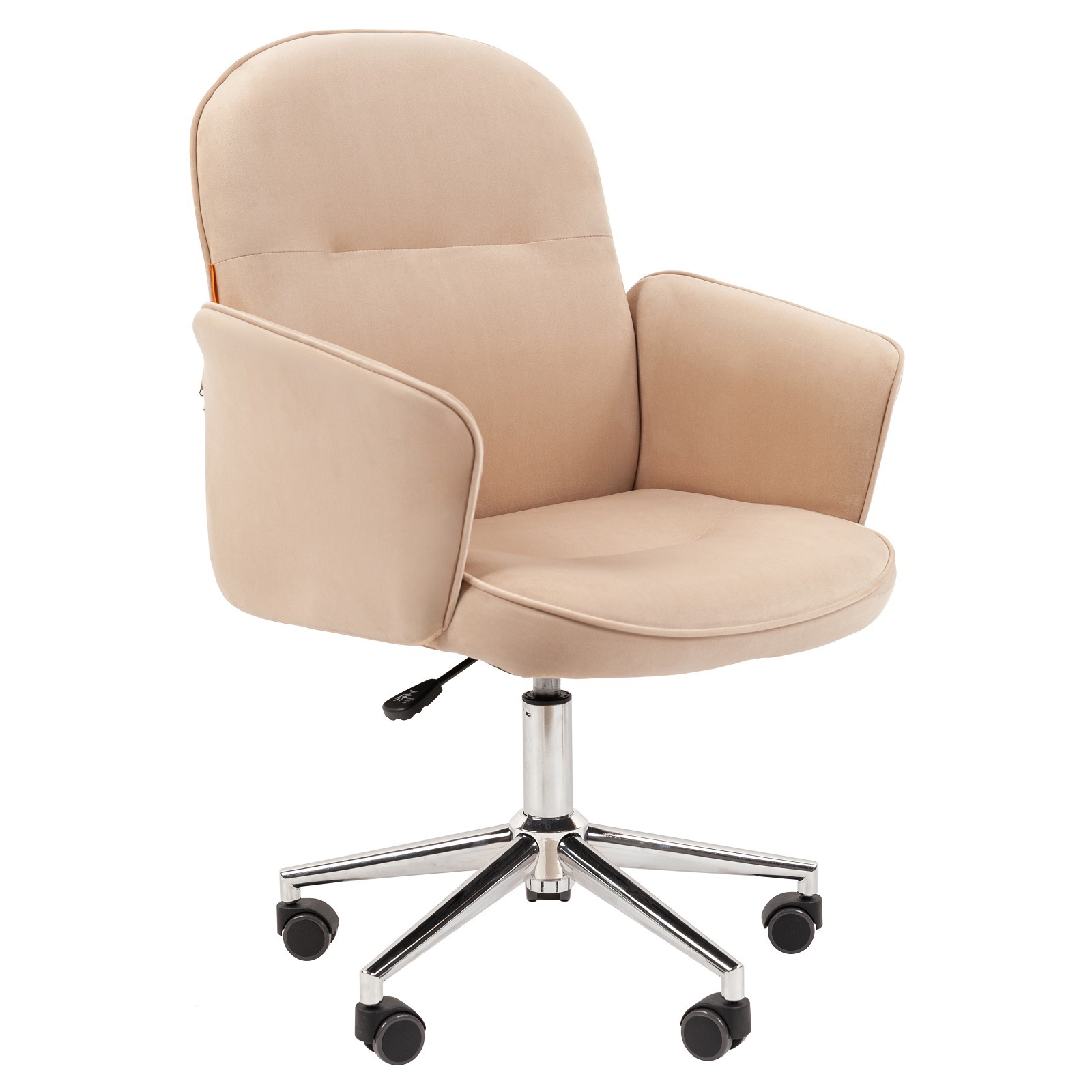 Изображение товара Офисное кресло Chairman HOME 130, велюр бежевое, регулируемая высота, Россия