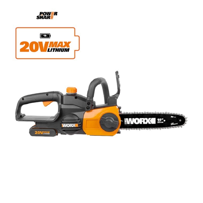 Изображение товара Пила аккумуляторная Worx Wg322e.9 нск 20 В шина 25 см АКБ и ЗУ не в комплекте