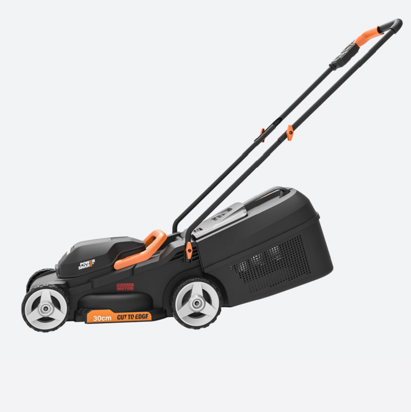Изображение товара Аккумуляторная газонокосилка Worx WG730E 20V 30см бесщёточный мотор