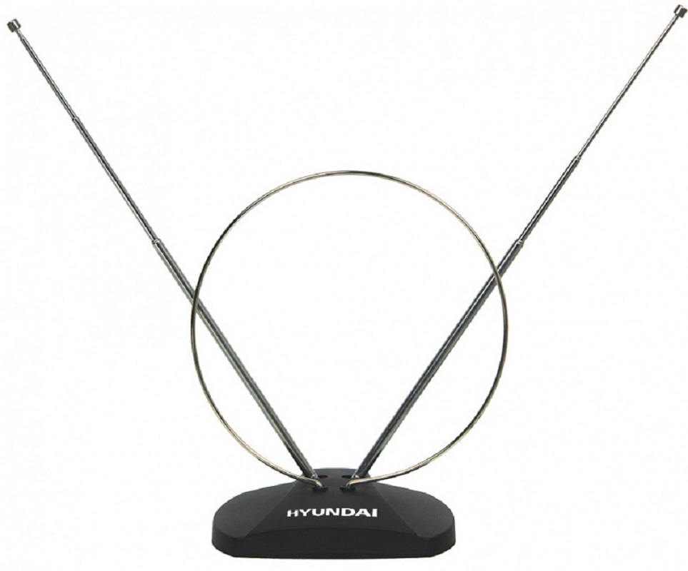 Изображение товара Антенна телевизионная комнатная Hyundai H-TAI120 7 дБ пассивная 1.35 м цвет черный