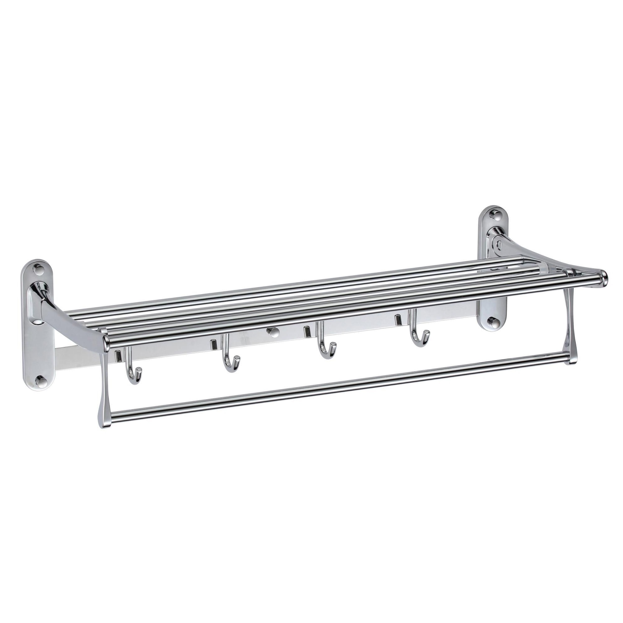 Изображение товара Держатель для полотенец Savol S-005099 24.9см цвет серый/серебристый