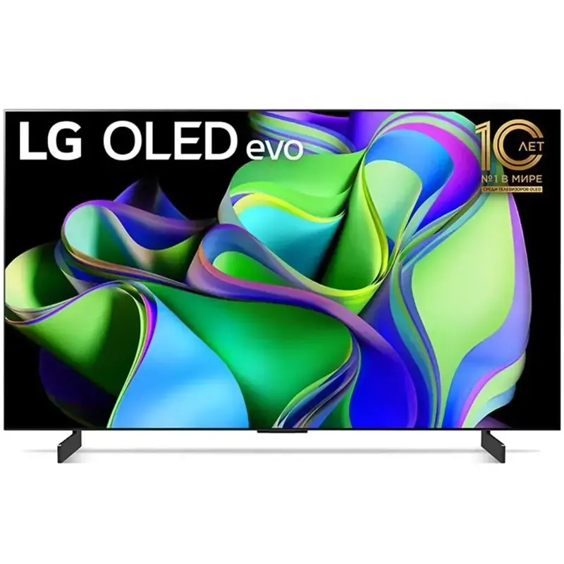 Изображение товара Телевизор LG OLED42C4RLA.ARUB Smart 4K UHD 43" 107 см цвет темно-коричневый