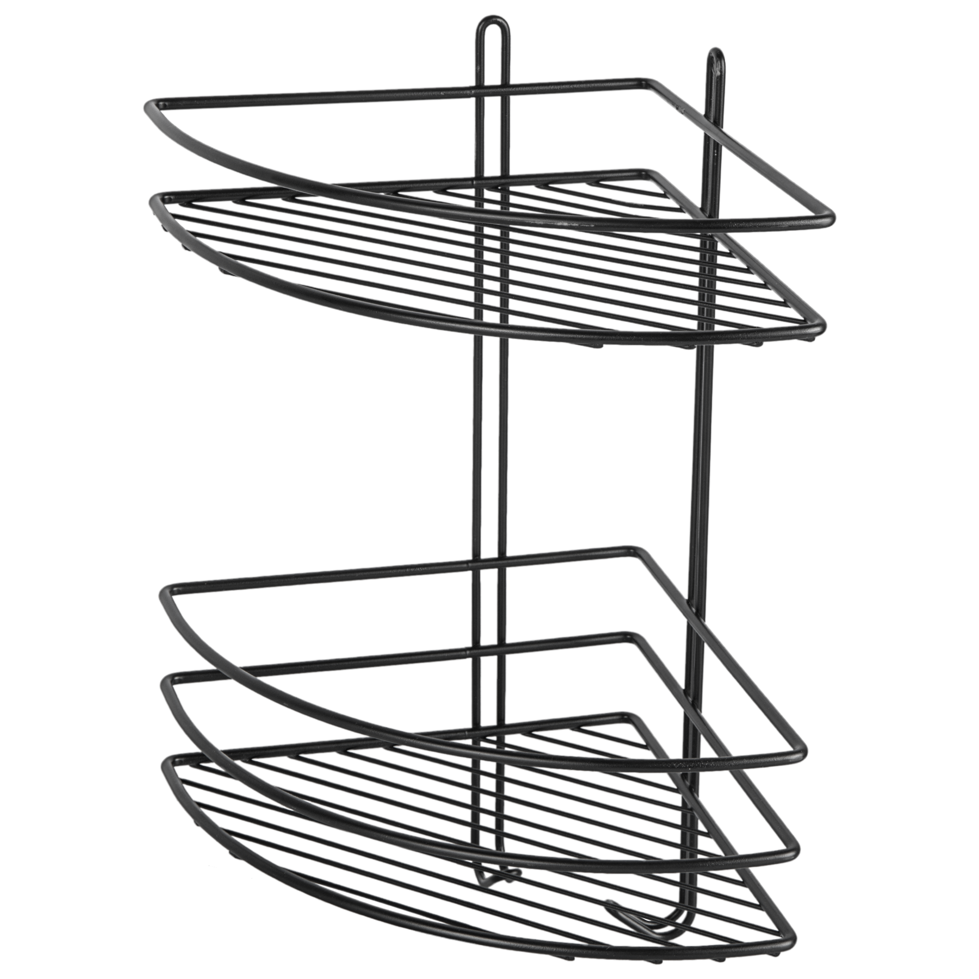 Изображение товара Полка для душа ProfFero С27415 угловая черный матовый