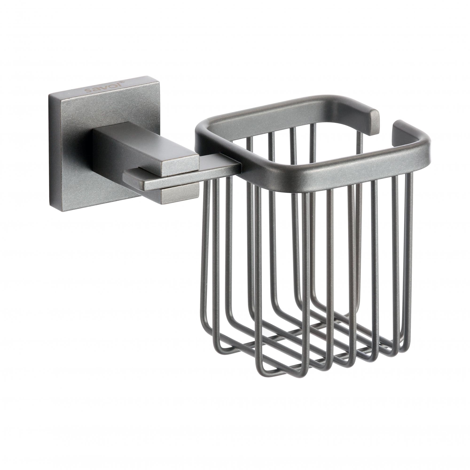 Изображение товара Держатель для освежителя воздуха SAVOL S-06533Q графит настенный латунь