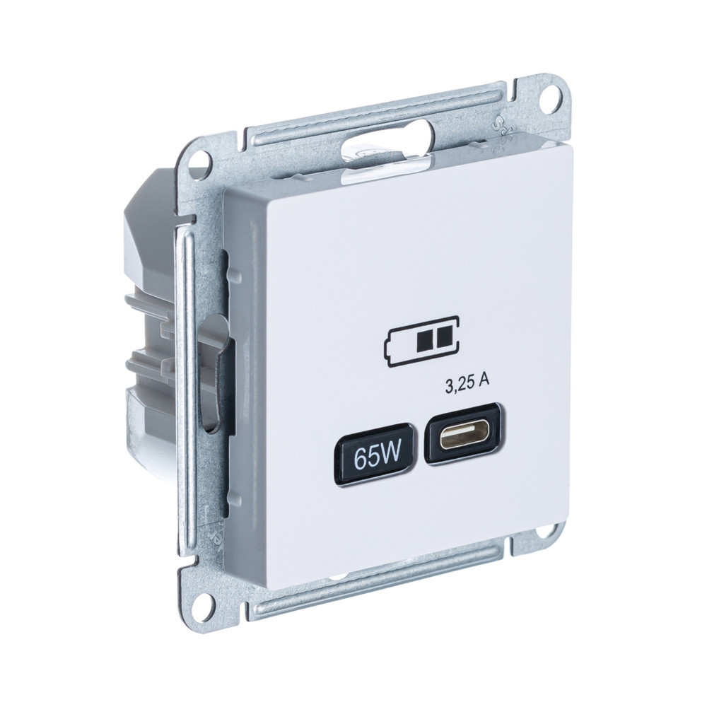 Изображение товара Розетка USB встраиваемая Systeme electric AtlasDesign ATN001327 цвет лотос