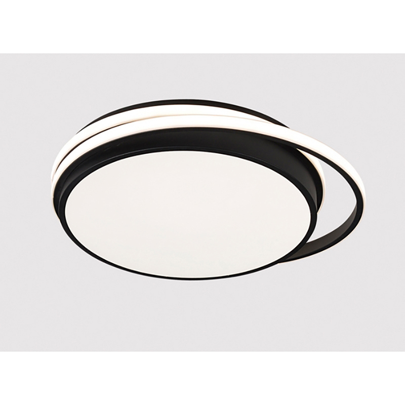 Изображение товара Люстра потолочная светодиодная Myfar Cressida MR9110-CL с пультом управление для 25 м² черная