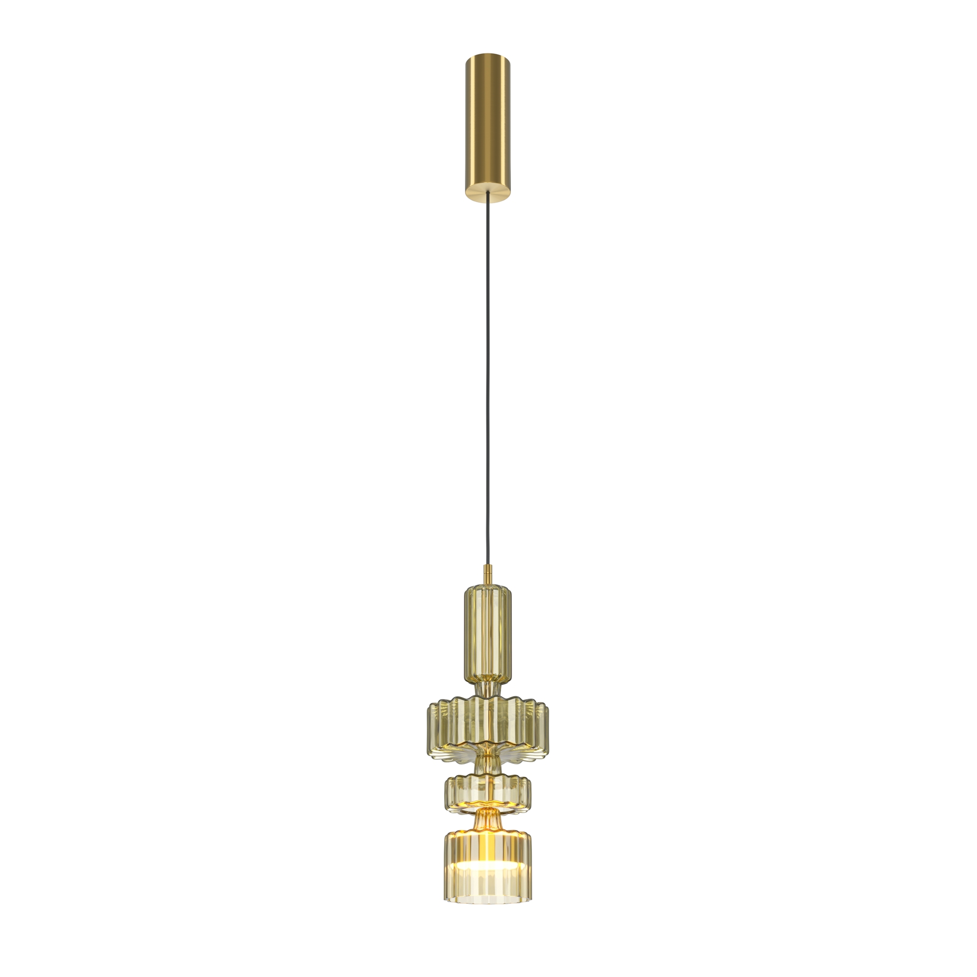 Изображение товара Светильник подвесной Maytoni Level MOD253PL-L18BS3K3 6 м² латунь стекло