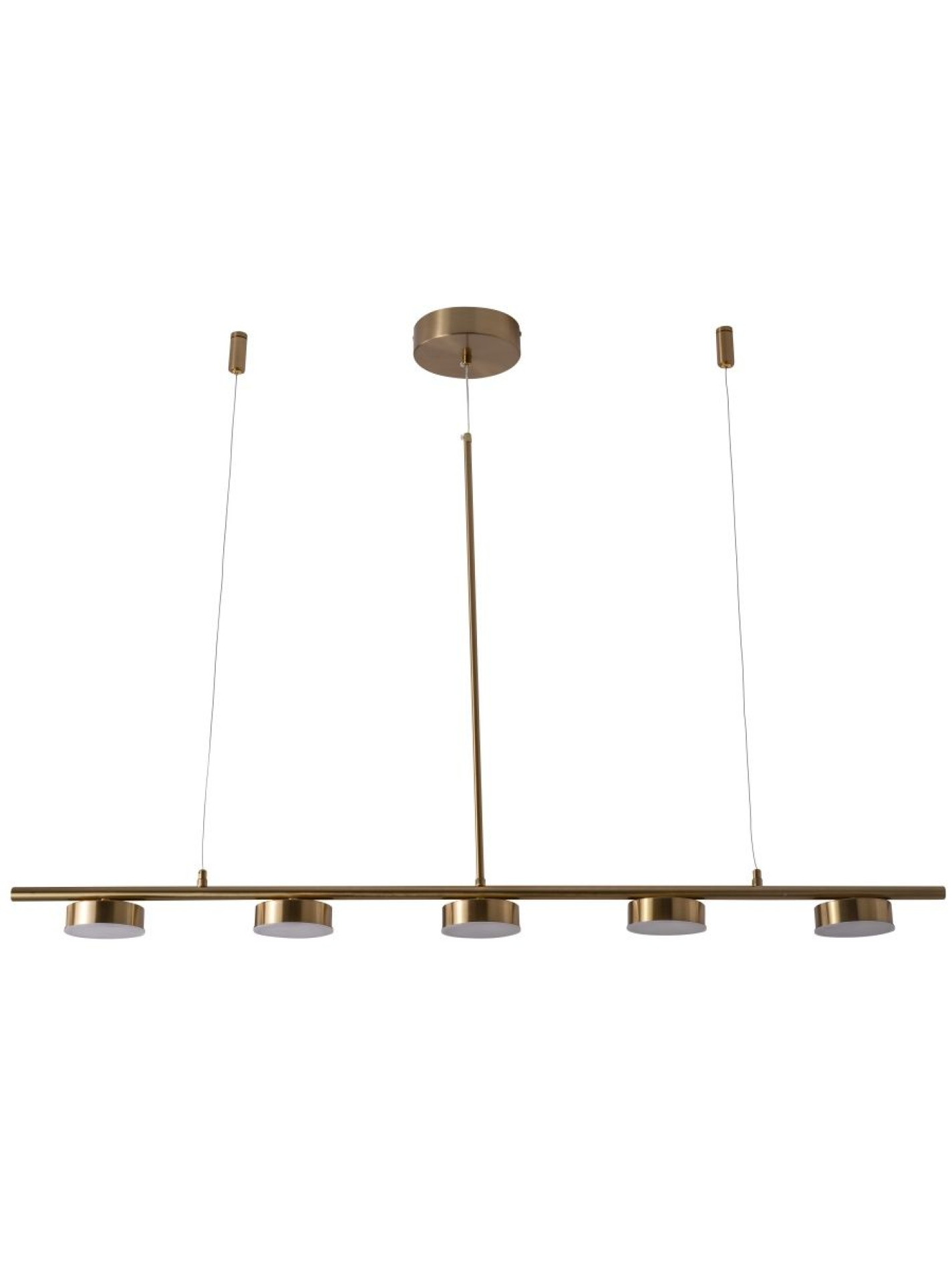 Изображение товара Люстра подвесная светодиодная Zortes Lory Zrs.1055.05 32.5 м² нейтральный белый свет цвет белый, латунь