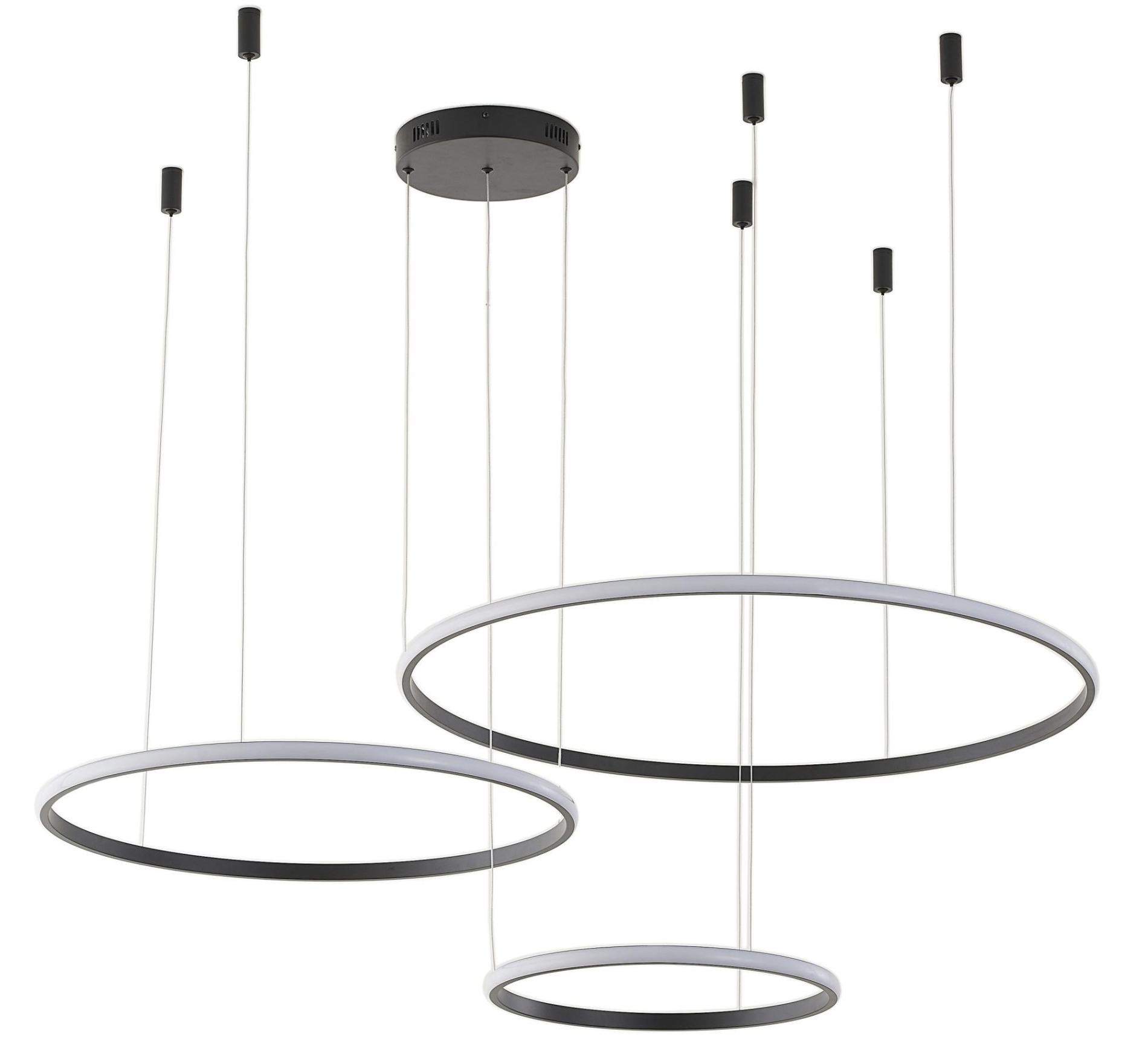 Изображение товара Светильник подвесной светодиодный Zortes Ringolight Zrs.33321.75f 24 м² нейтральный белый свет цвет белый, антрацит