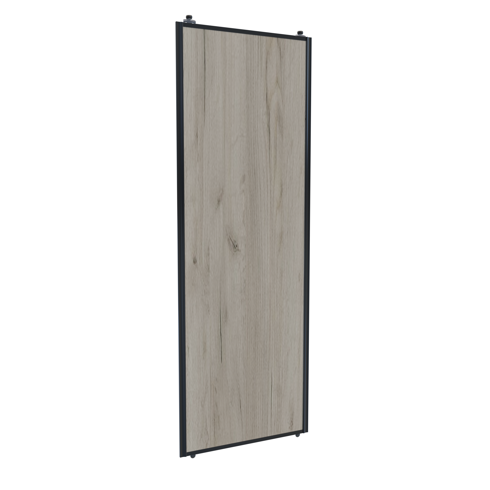 Изображение товара Дверь для шкафа-купе Найди DKL80/225.K002B 80.4x225.5 см сталь цвет серый/черный матовый