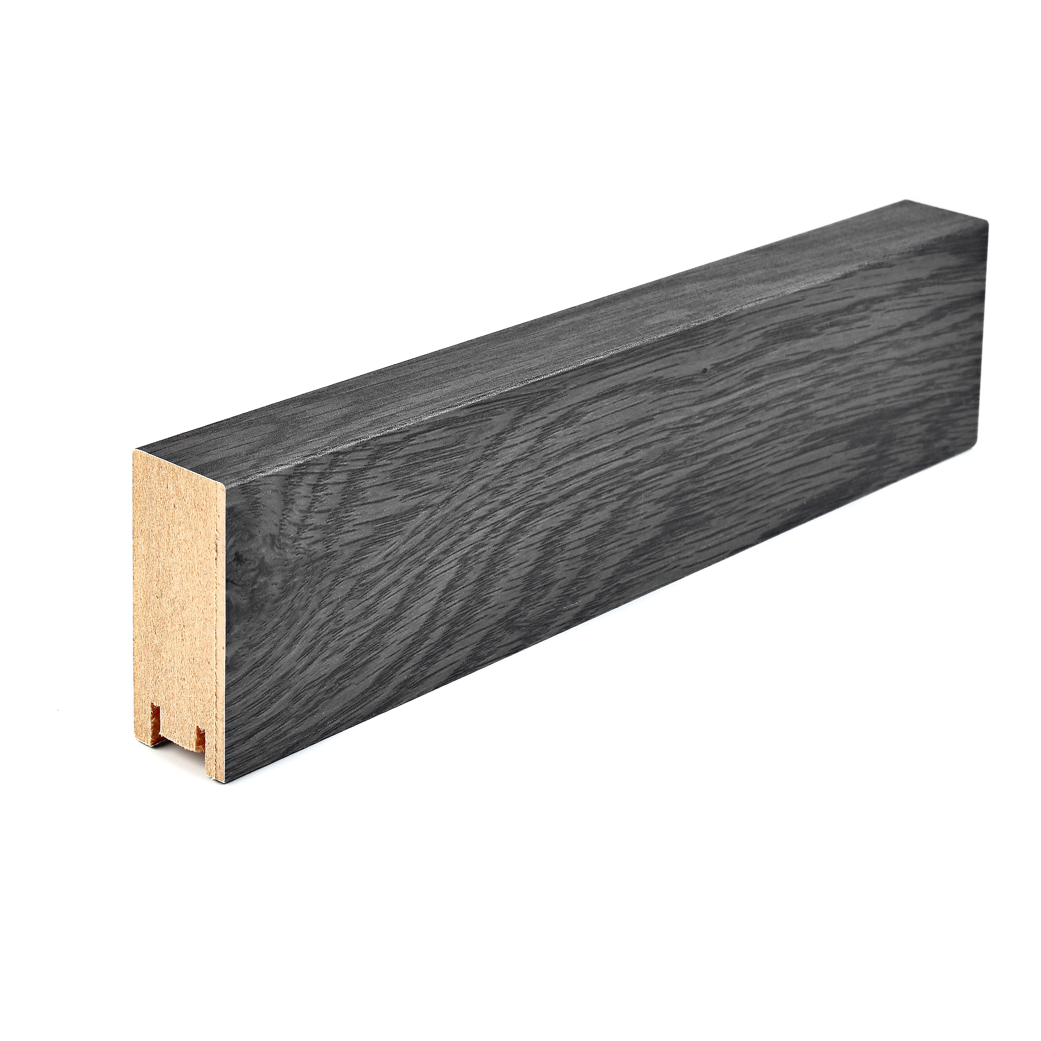 Изображение товара Декоративная рейка МДФ Дуб Шерман серый 2800x50x25 мм