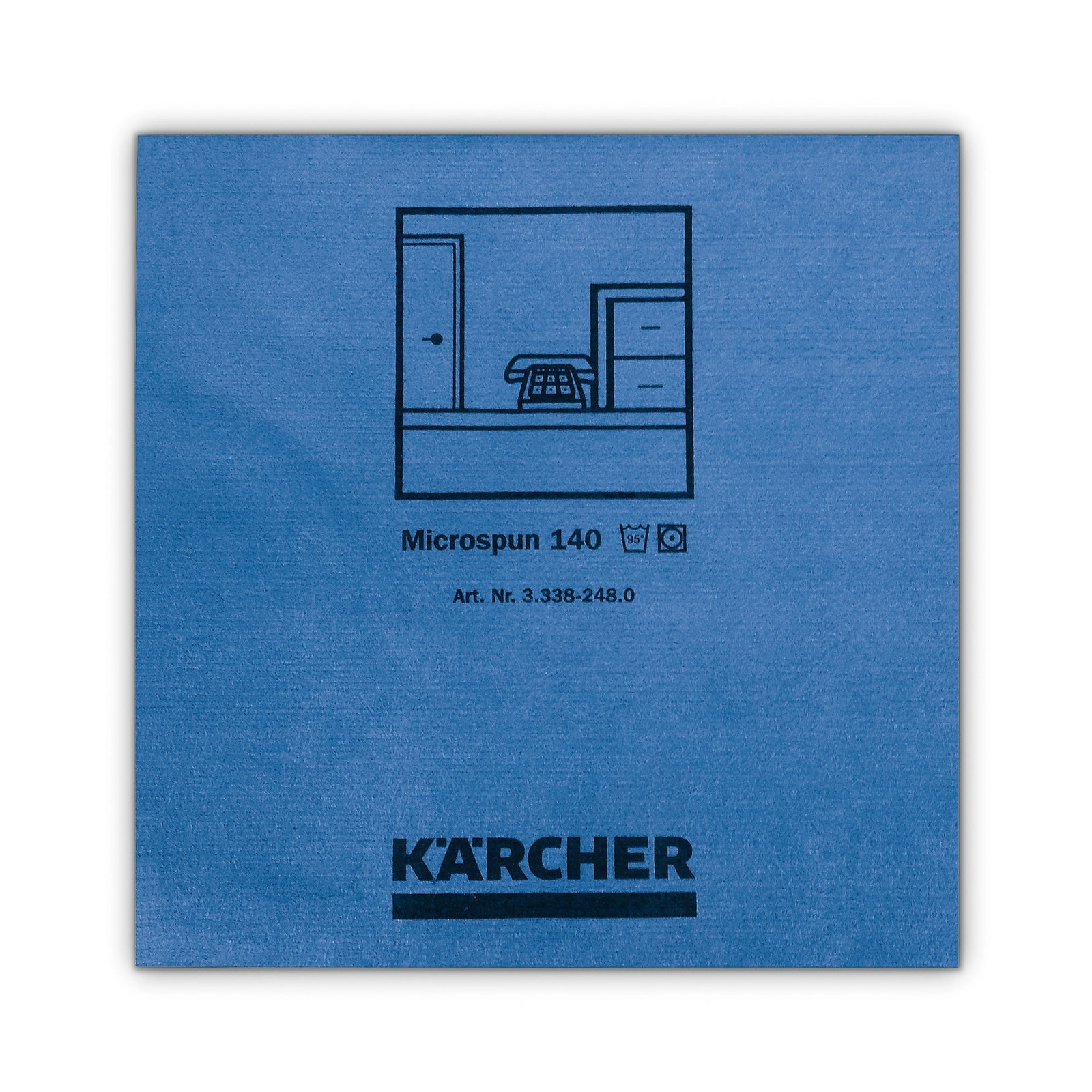 Изображение товара Салфетка для уборки Karcher Microspun 3.338-248.0 37.5x38 см микроволокно