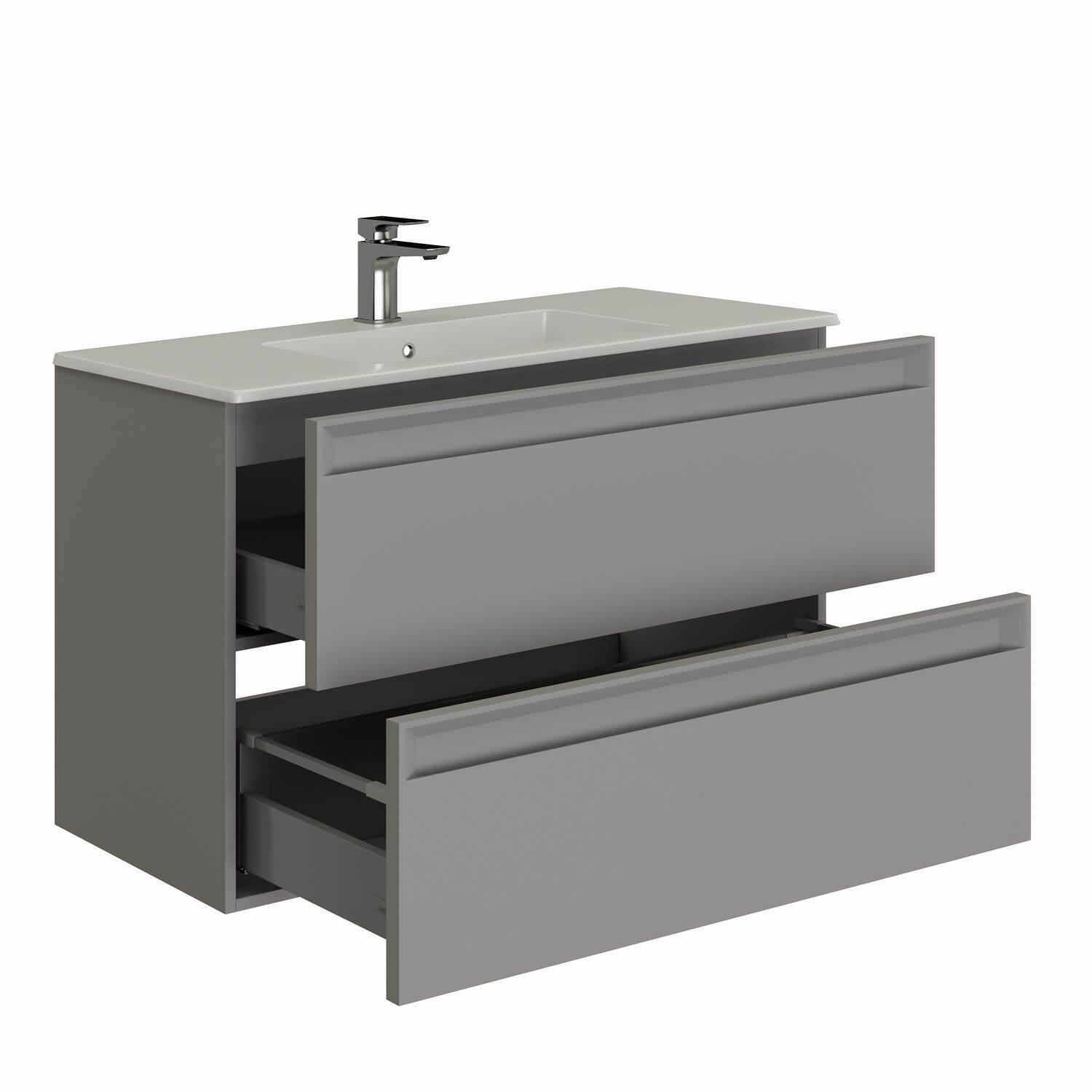 Изображение товара Тумба под раковину напольная Allen brau 00334009 60см цвет серый