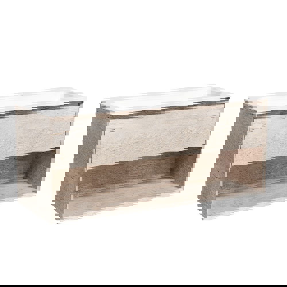 Изображение товара Тумба под раковину Sancos Marmi 1.0 119.5 см коричневая подвесная Италия стильная мебель для ванной