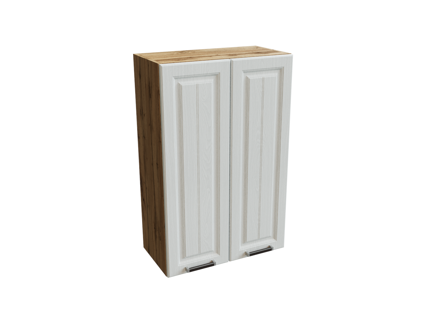 Изображение товара Навесной шкаф Прага 60x92x31.8 см белый дуб МДФ ЛДСП для кухни