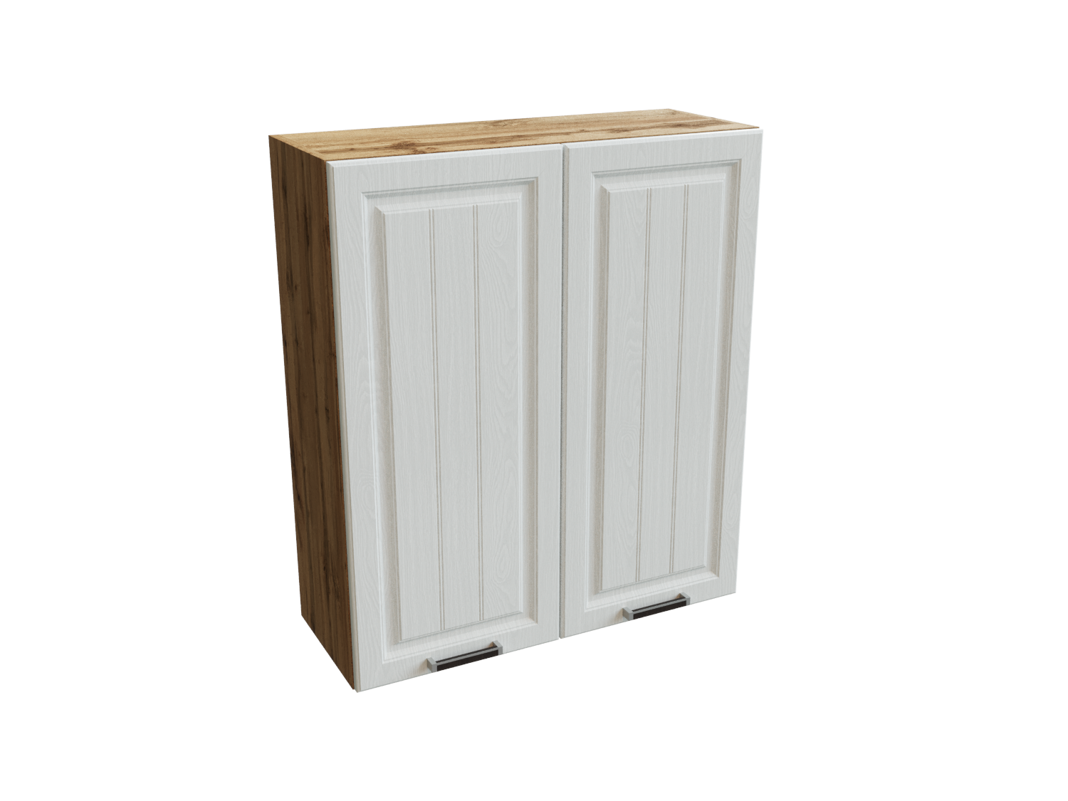 Изображение товара Навесной шкаф Прага 80x92x31 белый дуб МДФ ЛДСП для кухни