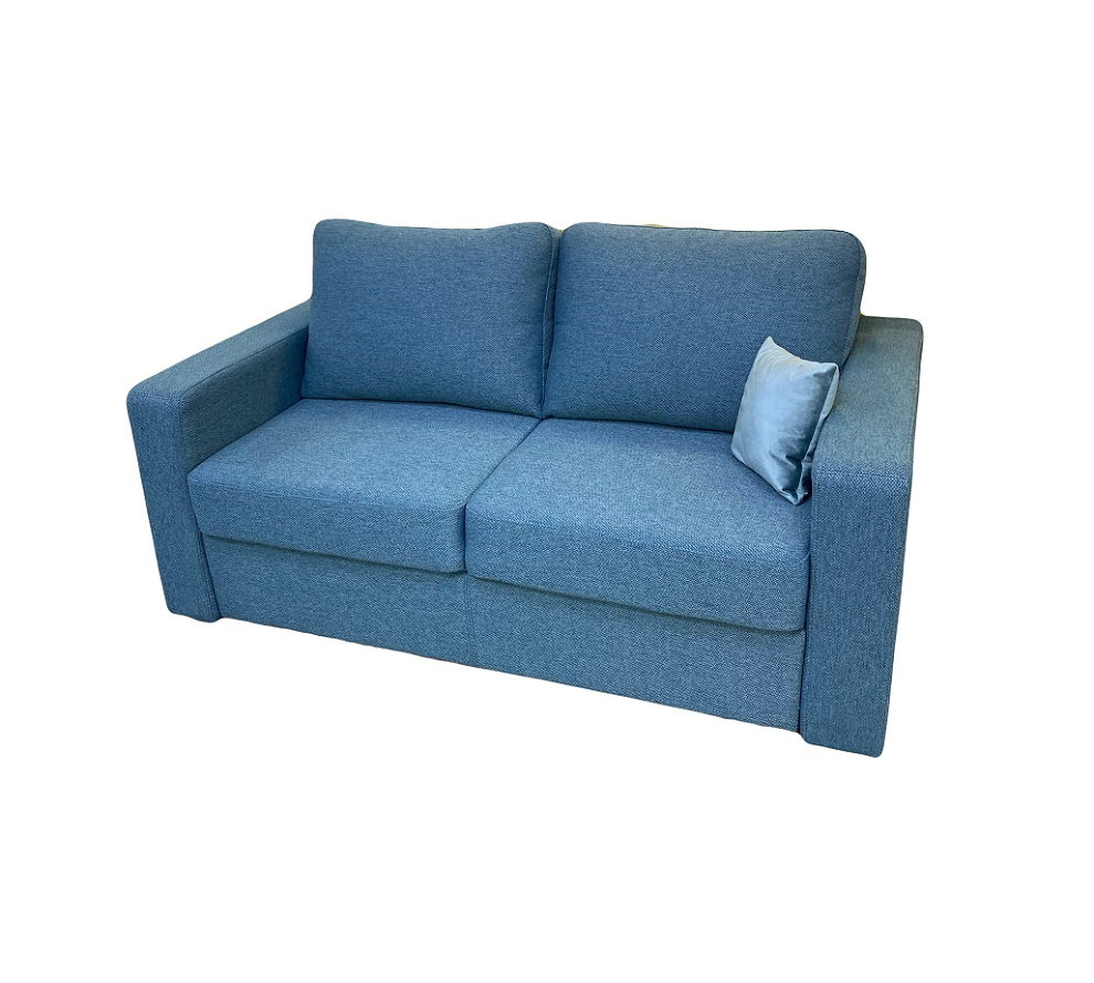 Изображение товара Диван раскладной Мебель никс Турин 165x85x90 см ткань синий Россия