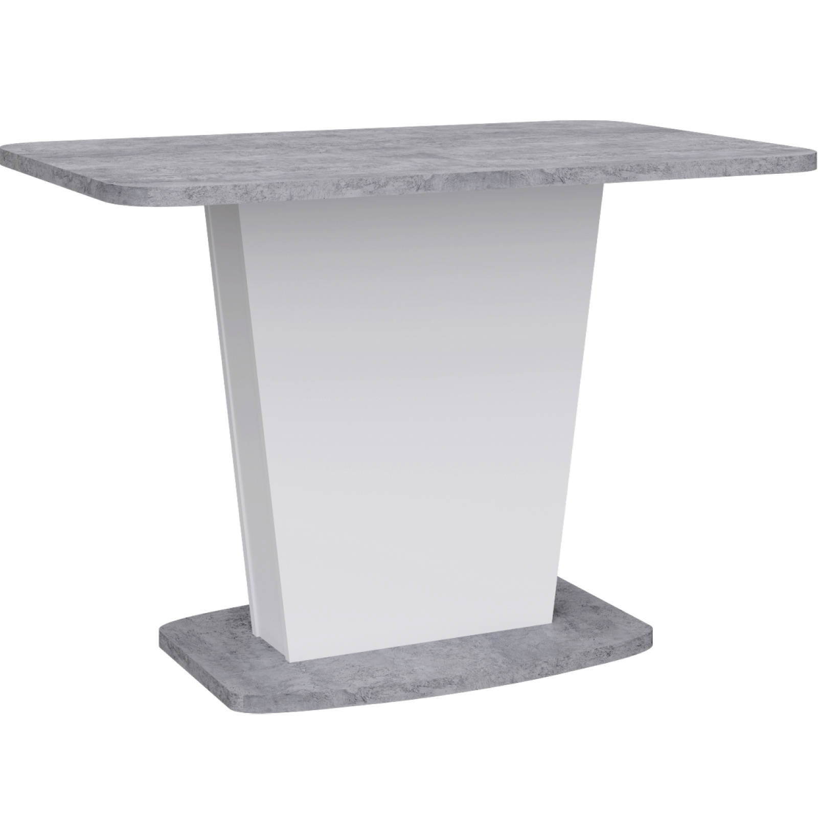 Изображение товара Стол прямоугольный Гк аквилон Комфорт 110x68 см ЛДСП цвет белый/серый