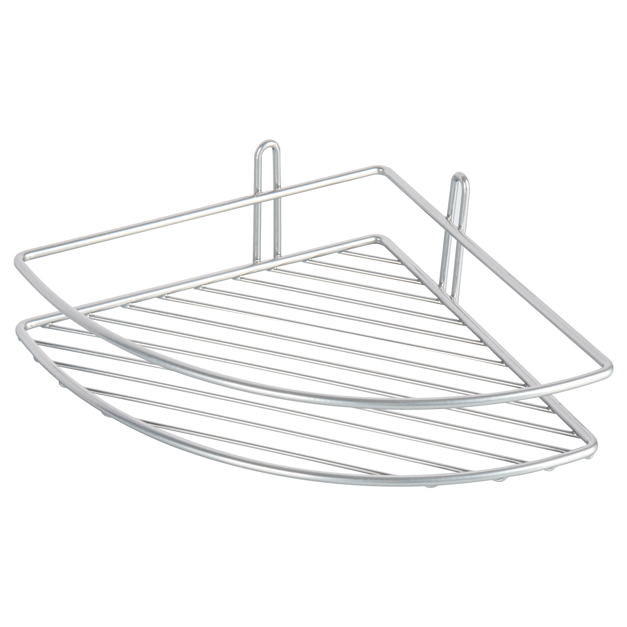 Изображение товара Полка для душа ProfFero С27418 угловая 1 ярус хром матовый