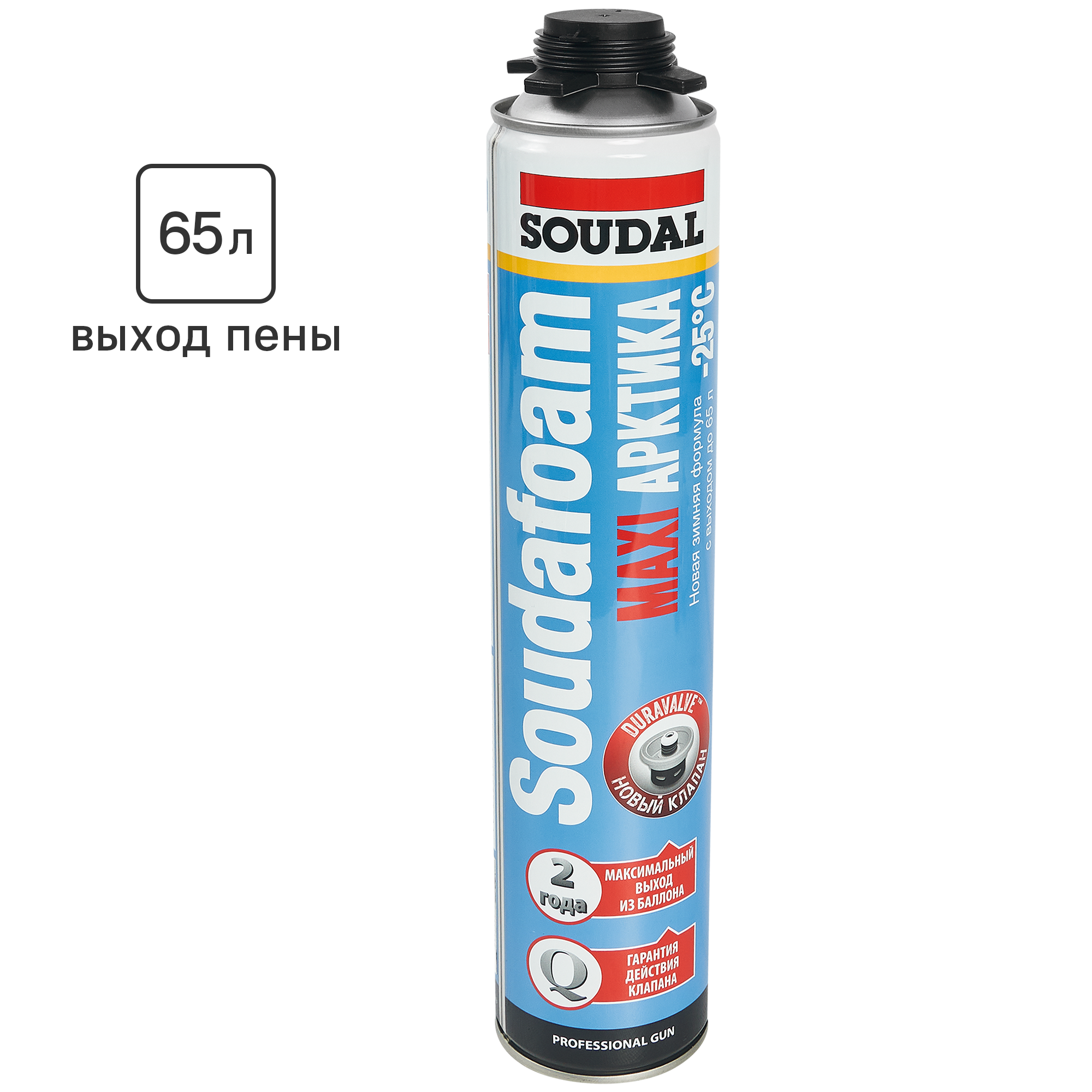 Изображение товара Пена монтажная профессиональная MAXI ARCTIC 65 всесезонная 870 мл