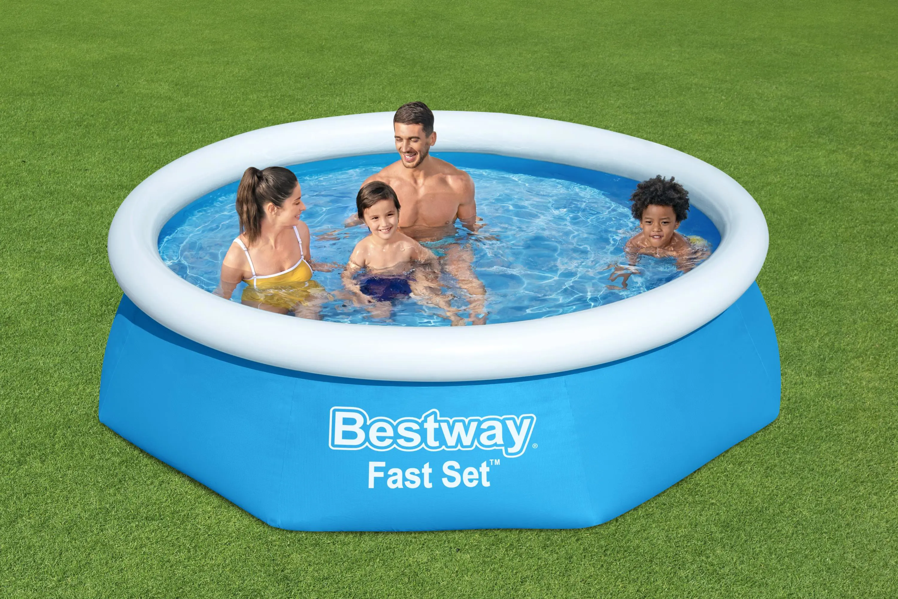 Бассейн надувной Bestway 57448 BW ø244 h61 см 1880 л - 2