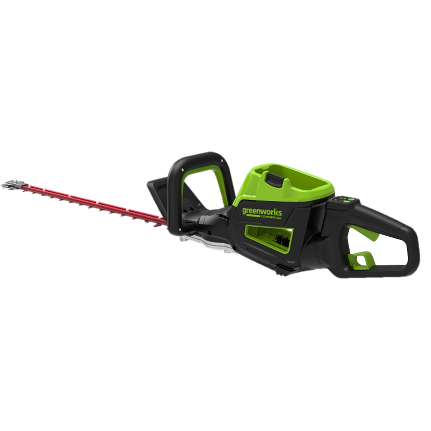 Изображение товара Кусторез аккумуляторный Greenworks GC82HT2 82V бесщеточный с лезвиями 61 см