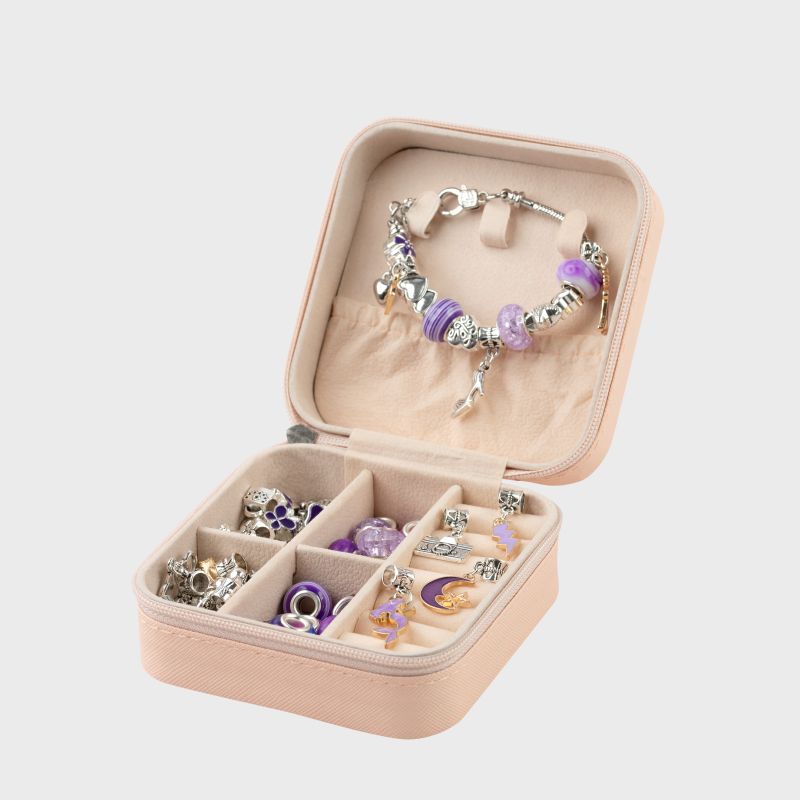 Изображение товара Шкатулка Clox для украшений женская на молнии W51-3