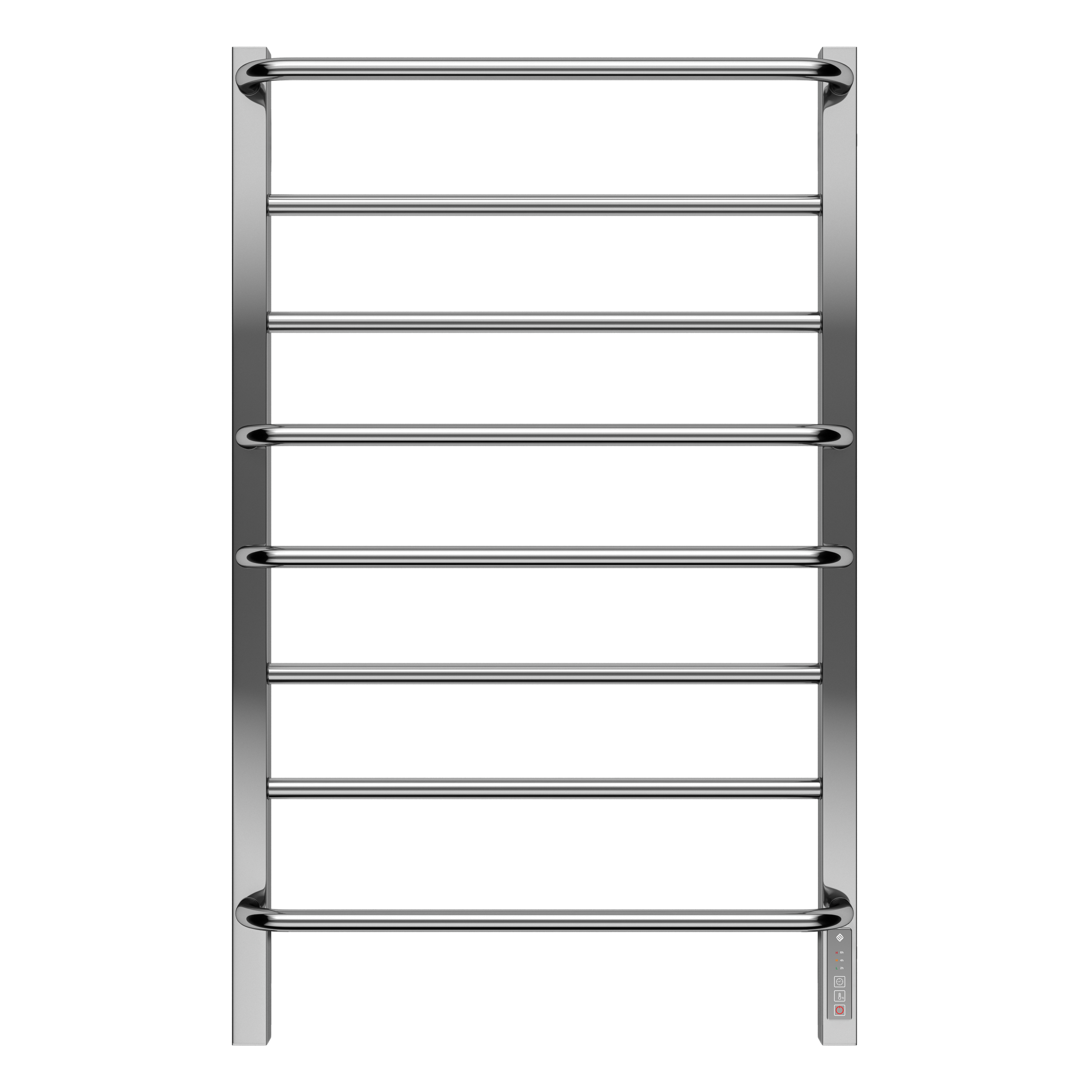 Изображение товара Полотенцесушитель электрический Terminus Евромикс Квадро 500x850 мм 125 Вт с терморегулятором лесенка цвет хром