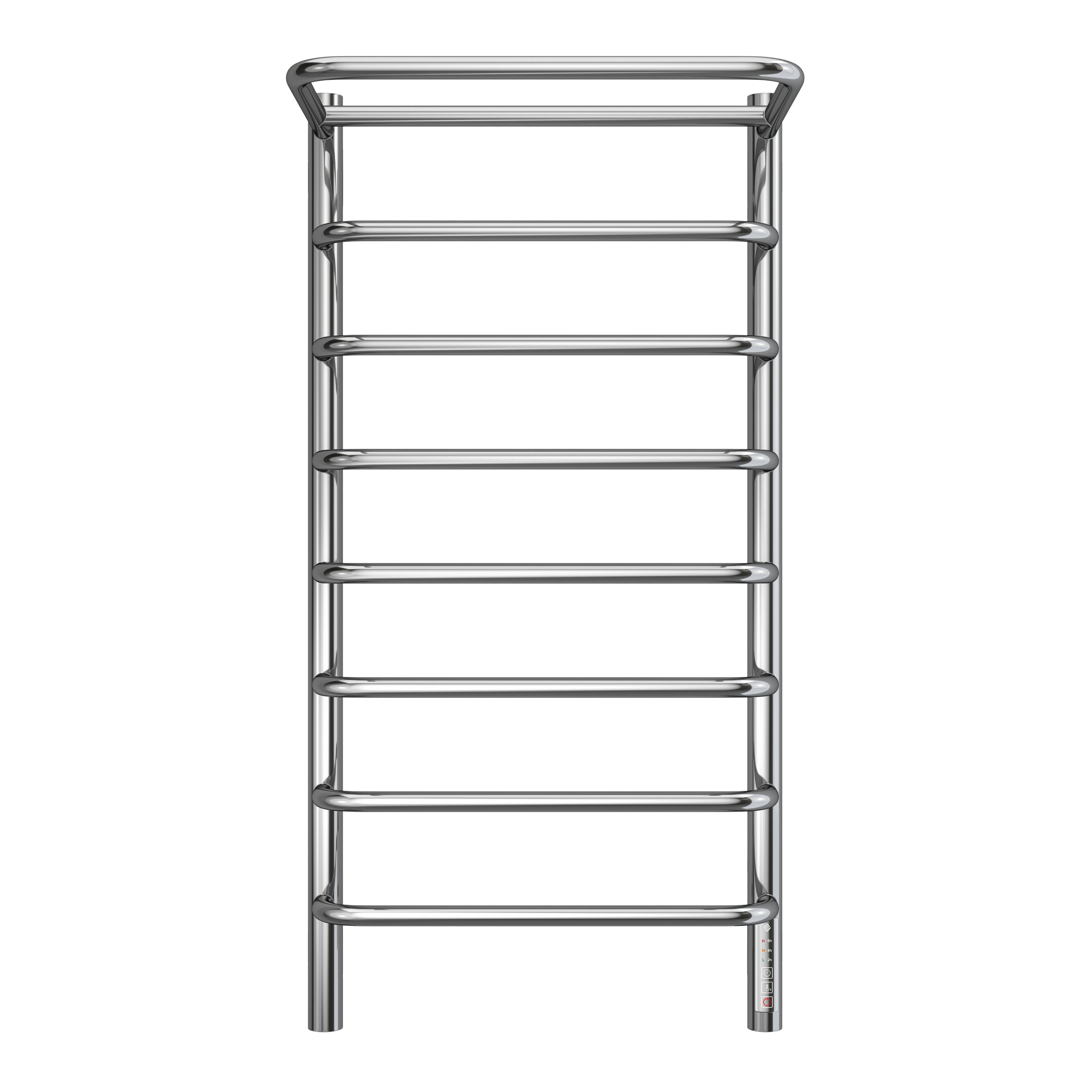 Изображение товара Электрический полотенцесушитель Terminus Полка П8 850 мм 125 Вт с терморегулятором и полкой хром