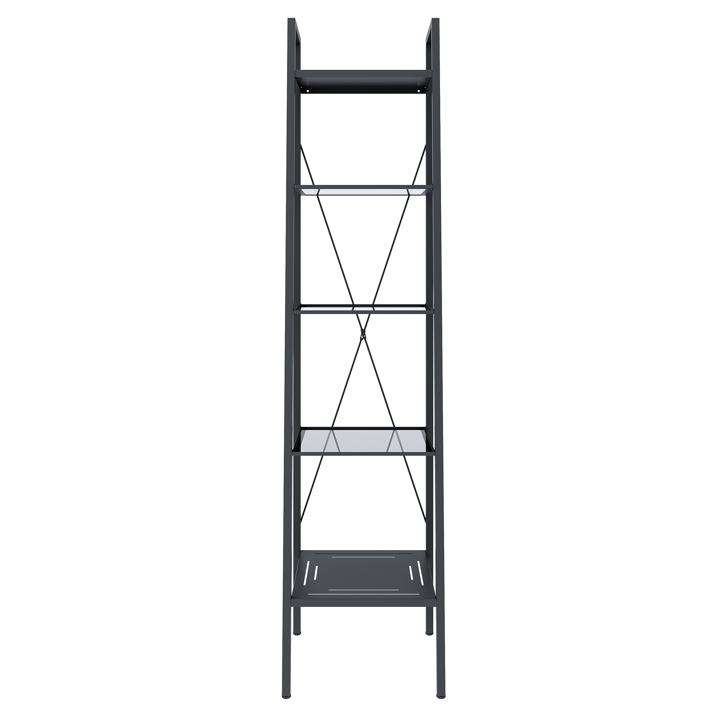 Изображение товара Стеллаж для ванной KONSENSA Бруклин 40x35x170 см черный металлический атмосферостойкий