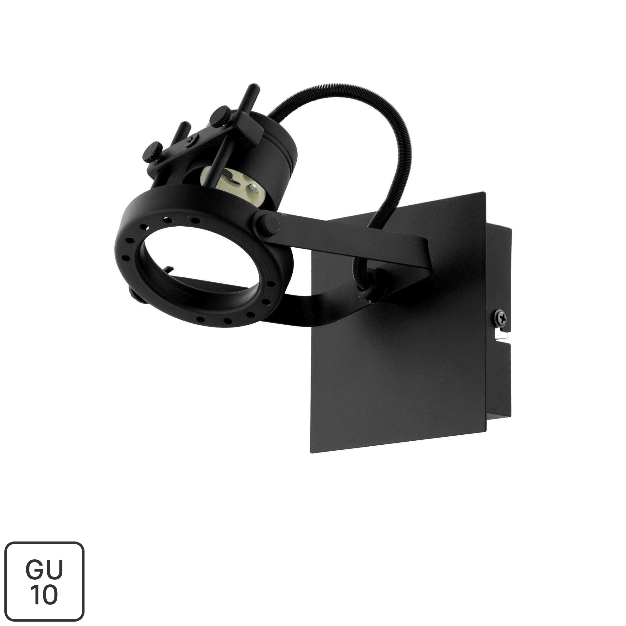 Изображение товара Спот поворотный Inspire Technic 1 лампа GU10 0.5 м² цвет чёрный