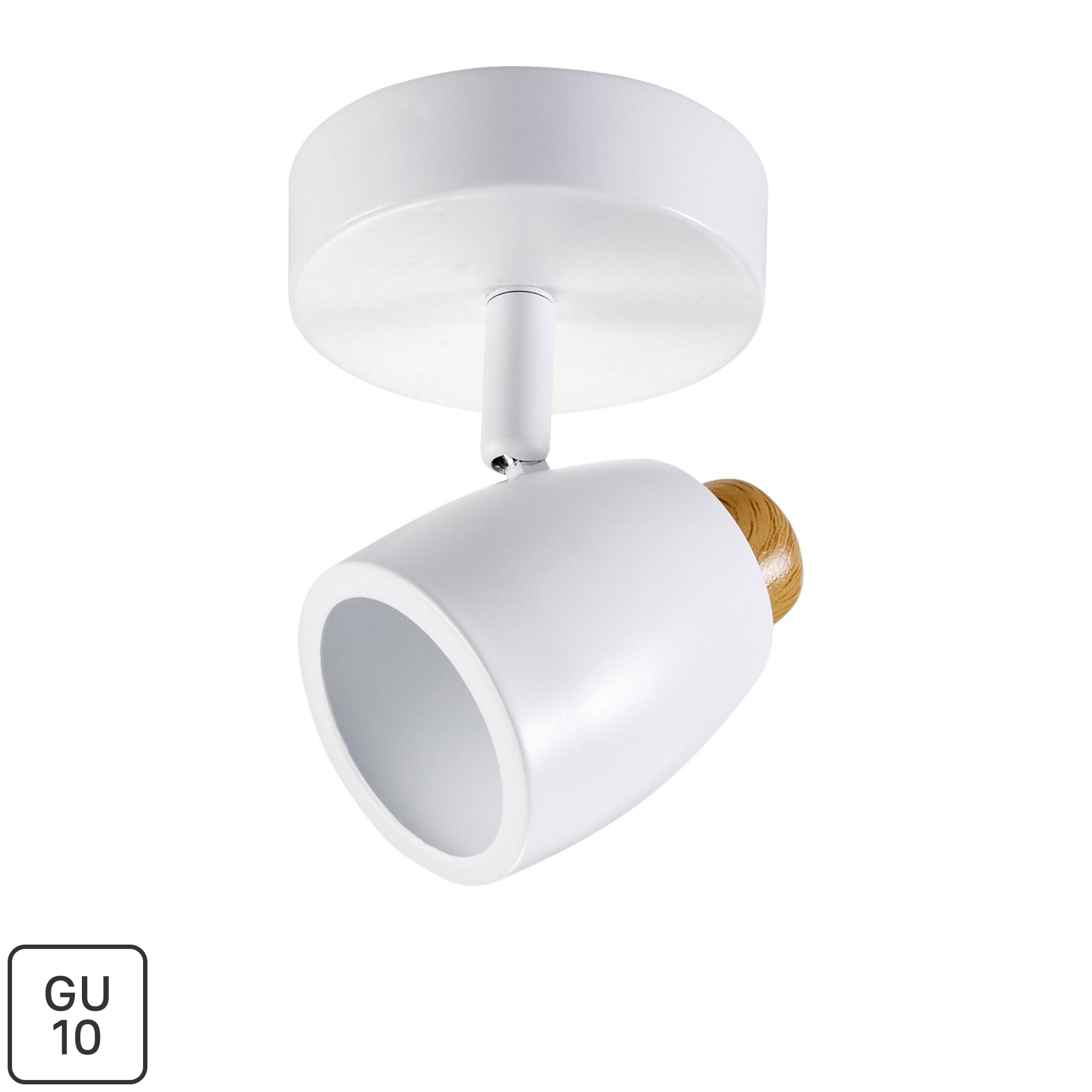 Изображение товара Поворотный светильник спот Inspire Nordic с GU10, белый, для низких потолков