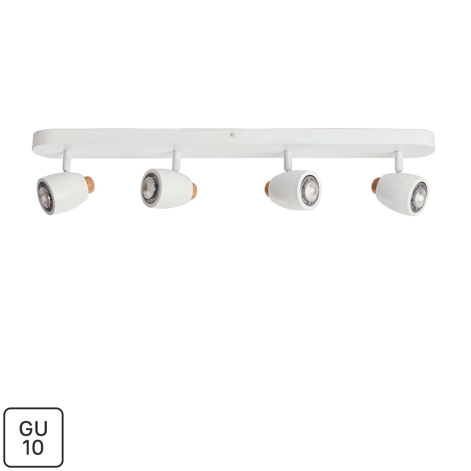 Изображение товара Спот поворотный Inspire Nordic 4 лампы GU10 белый современный дизайн