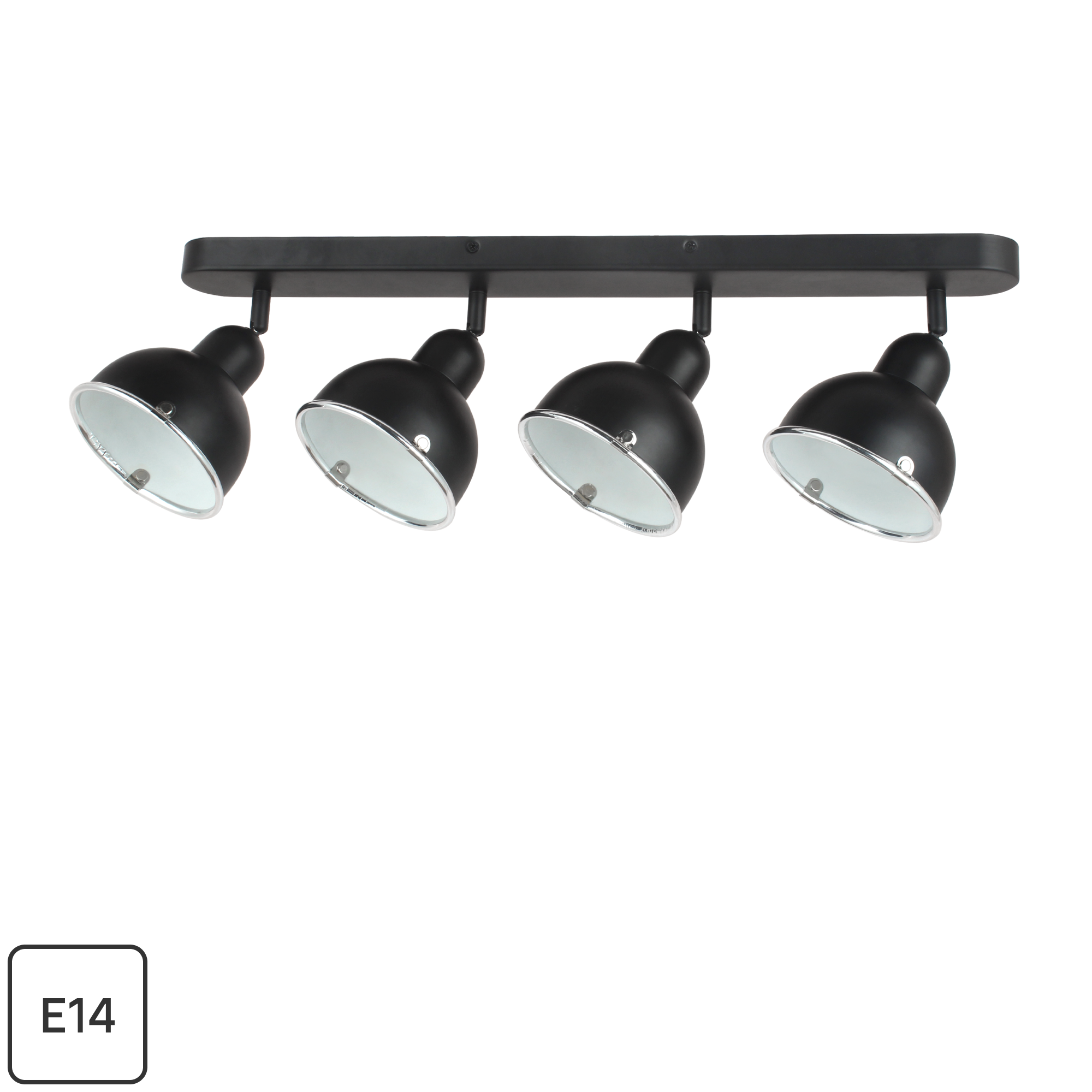 Изображение товара Поворотный светильник Спот Inspire Farell 4 лампы черный для интерьера