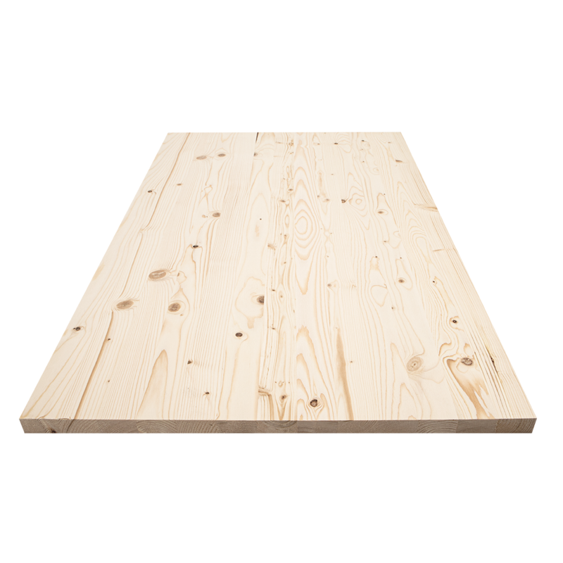 Изображение товара Мебельный щит Дом дерева 50x200x2.8 см ель сорт AB