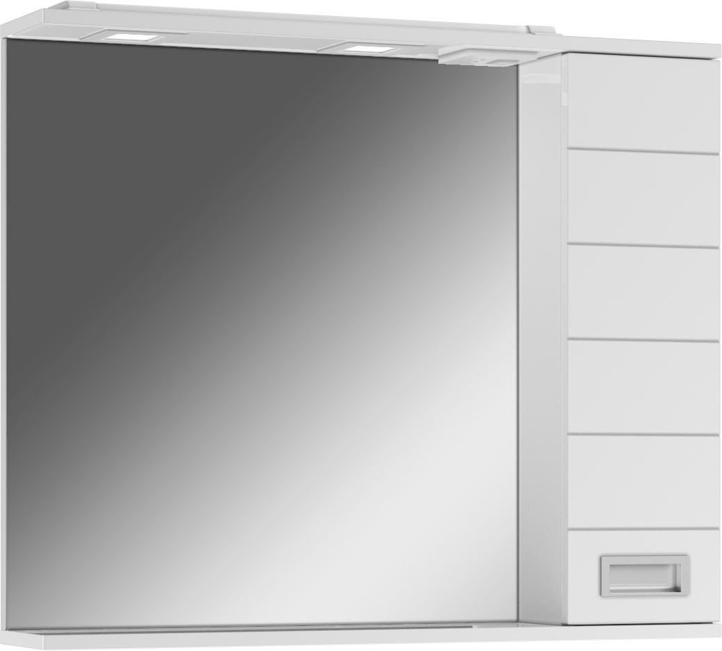 Изображение товара Шкаф для ванной комнаты Домино DC5011HZ с подсветкой 68.8x80.4см