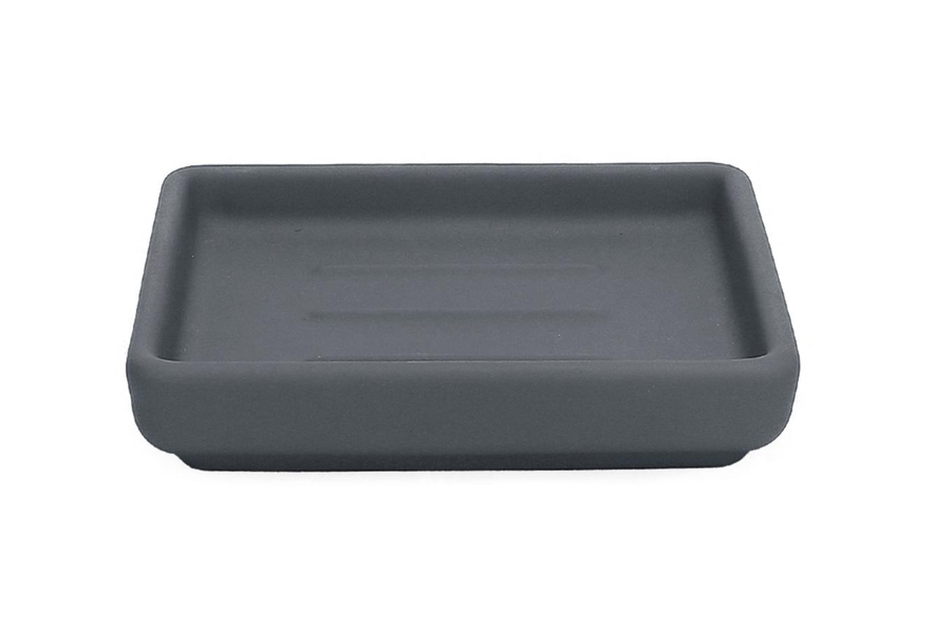 Изображение товара Мыльница PROFFI HOME Graphitel из керамики серого цвета