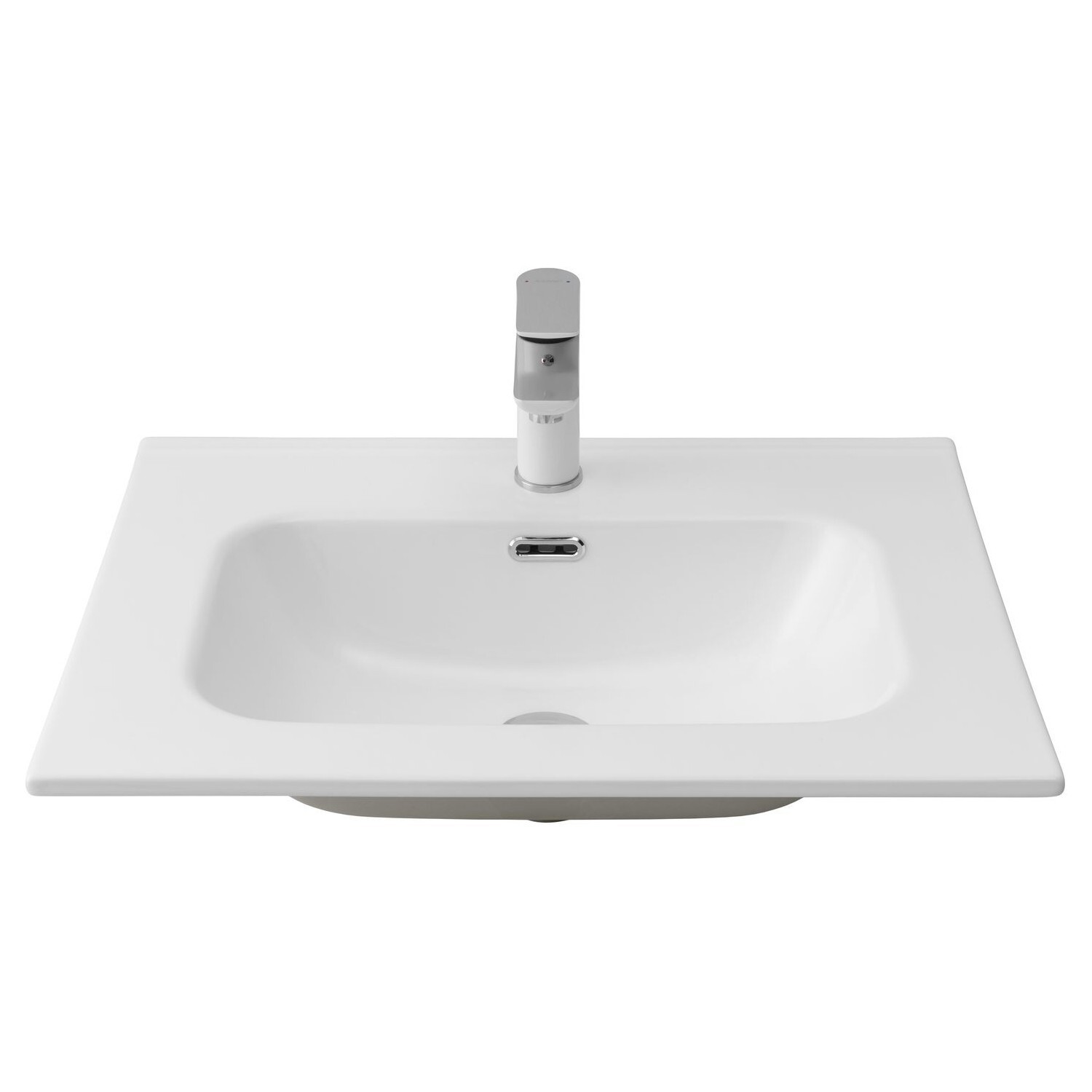 Изображение товара Раковина Aquanet Flat 60 белая матовая 61см цвет белый