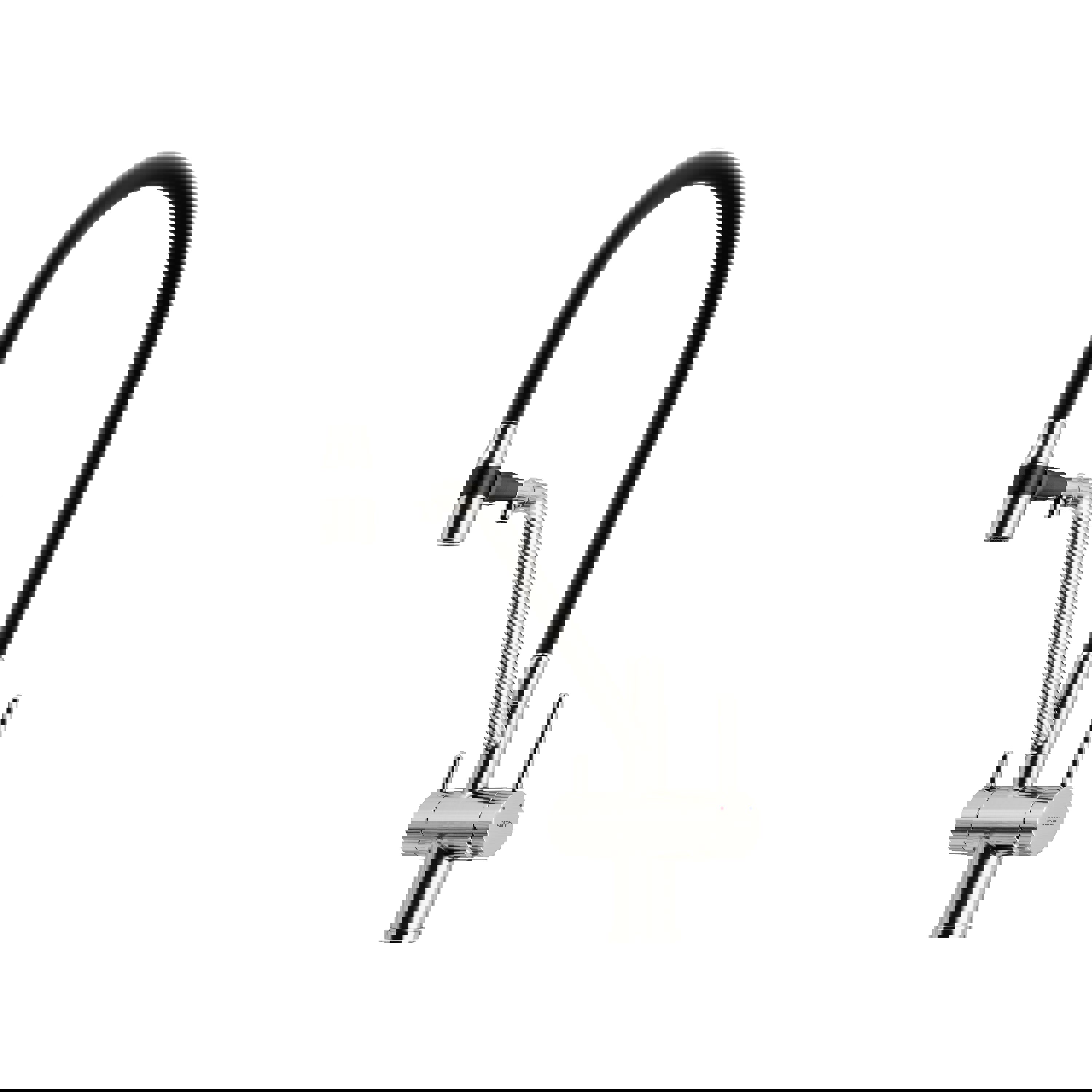 Изображение товара Смеситель для кухни Sancos SC4003BN поворотный излив 22.5 см черный никель