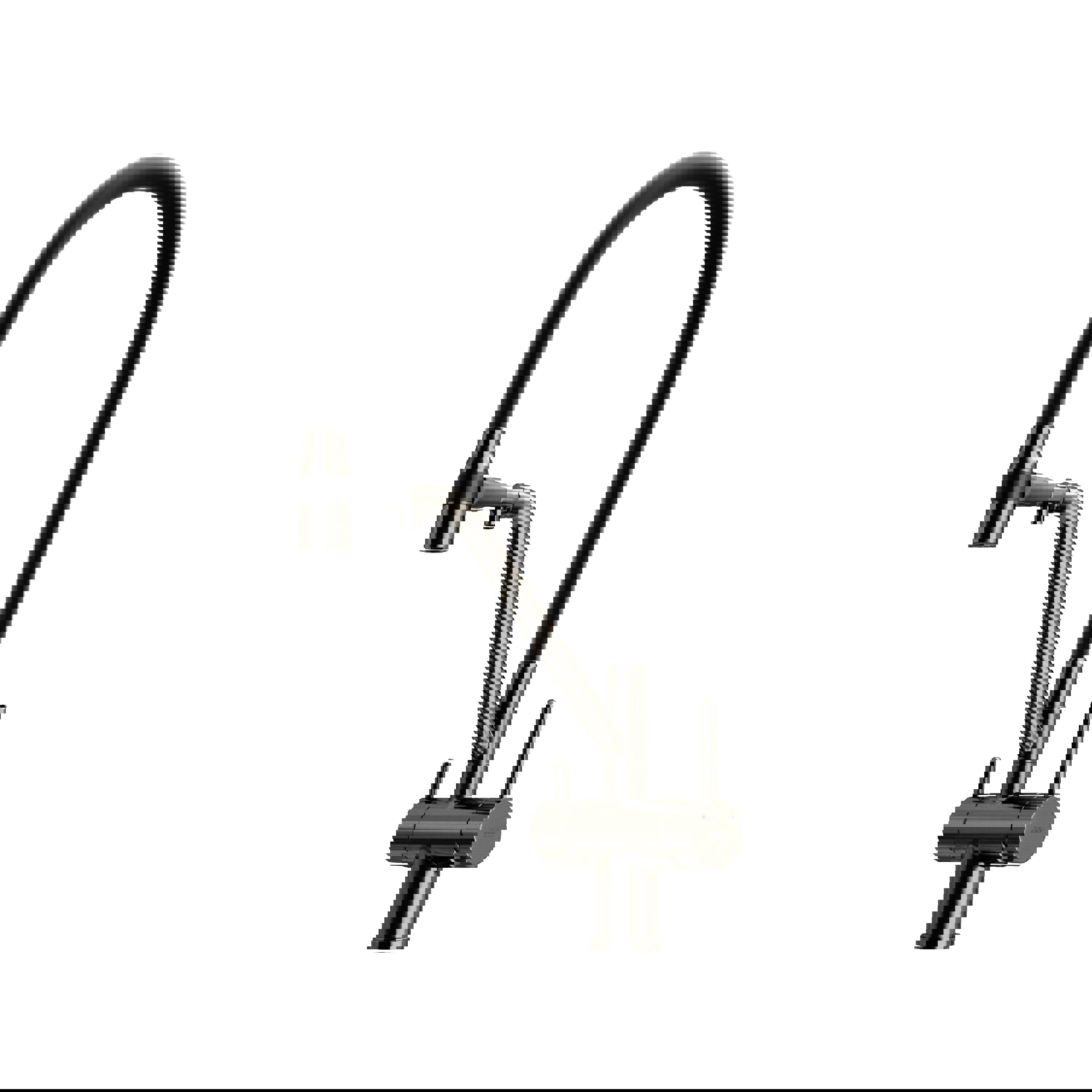 Изображение товара Смеситель для кухни Sancos SC4003GG поворотный излив 22.5 см черный сталь