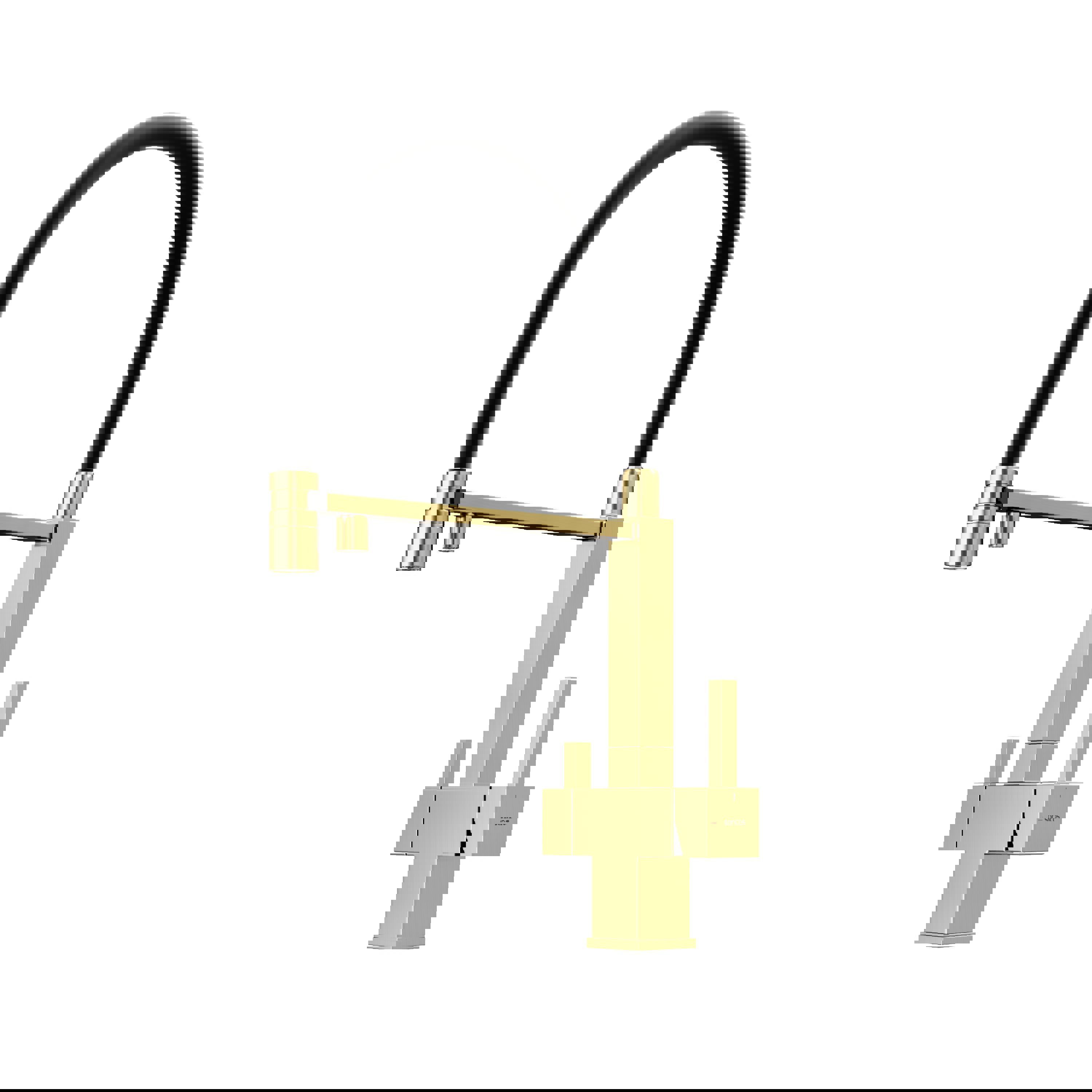 Изображение товара Смеситель кухонный Sancos SC4006BG золотой поворотный излив 21.7 см