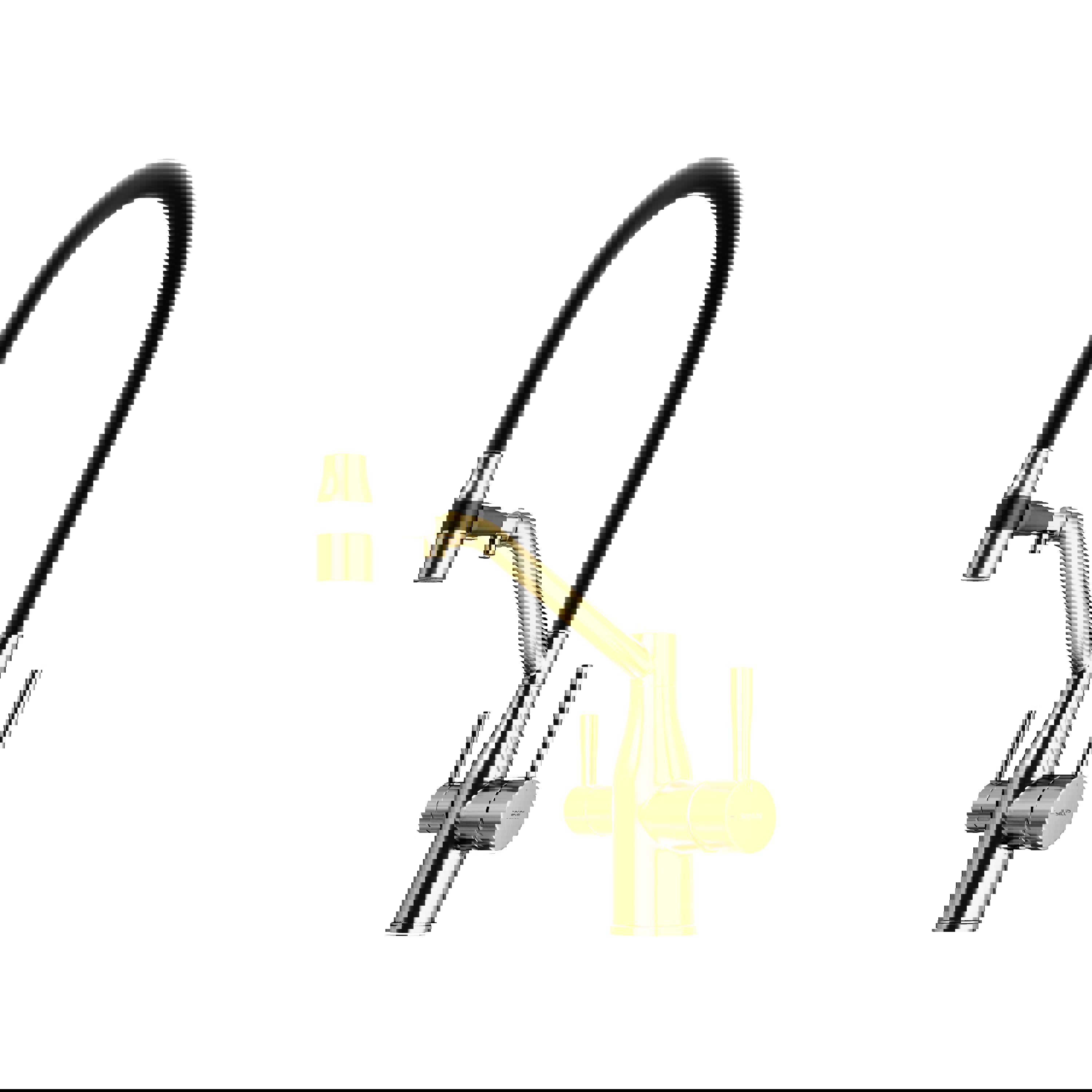 Изображение товара Смеситель для кухни Sancos SC4008BG поворотный излив 21 см цвет золото