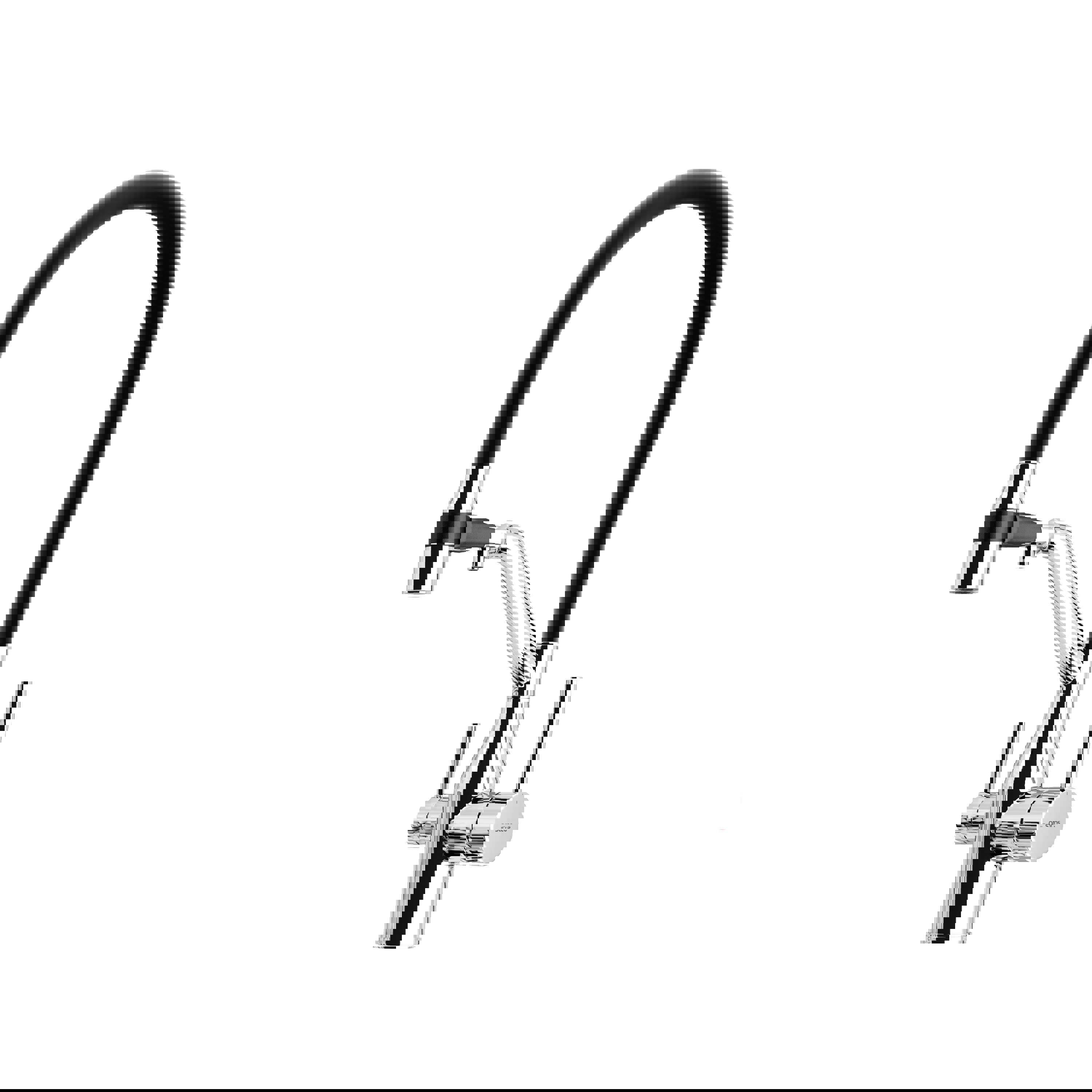 Изображение товара Смеситель для кухни Sancos SC4008CH поворотный 21 см хром черный