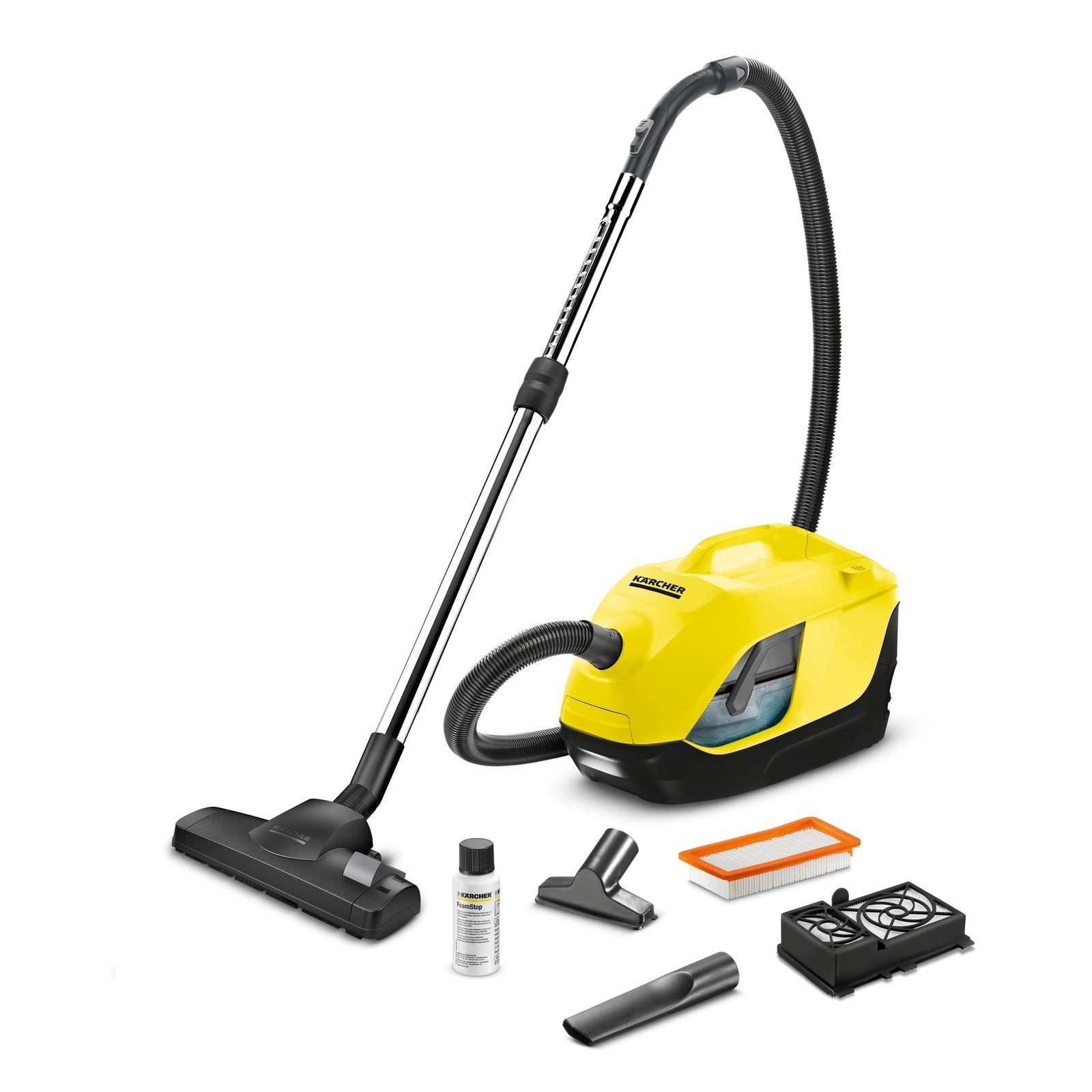 Изображение товара Пылесос с аквафильтром Karcher DS 6 650Вт HEPA для чистого воздуха и уборки