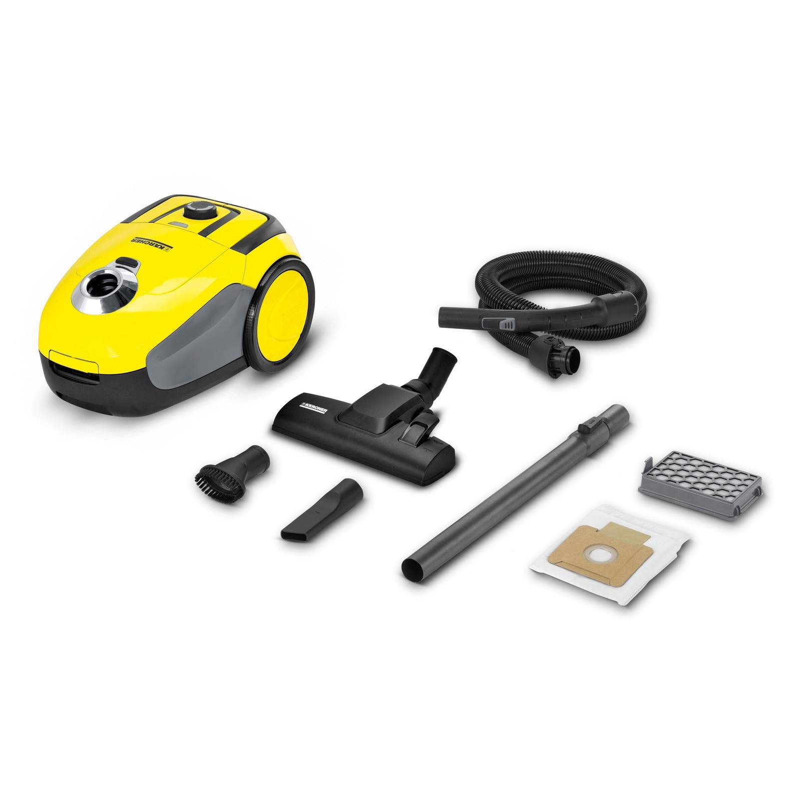 Изображение товара Портативный пылесос Karcher VC 2 700 Вт HEPA фильтр компактный коробка