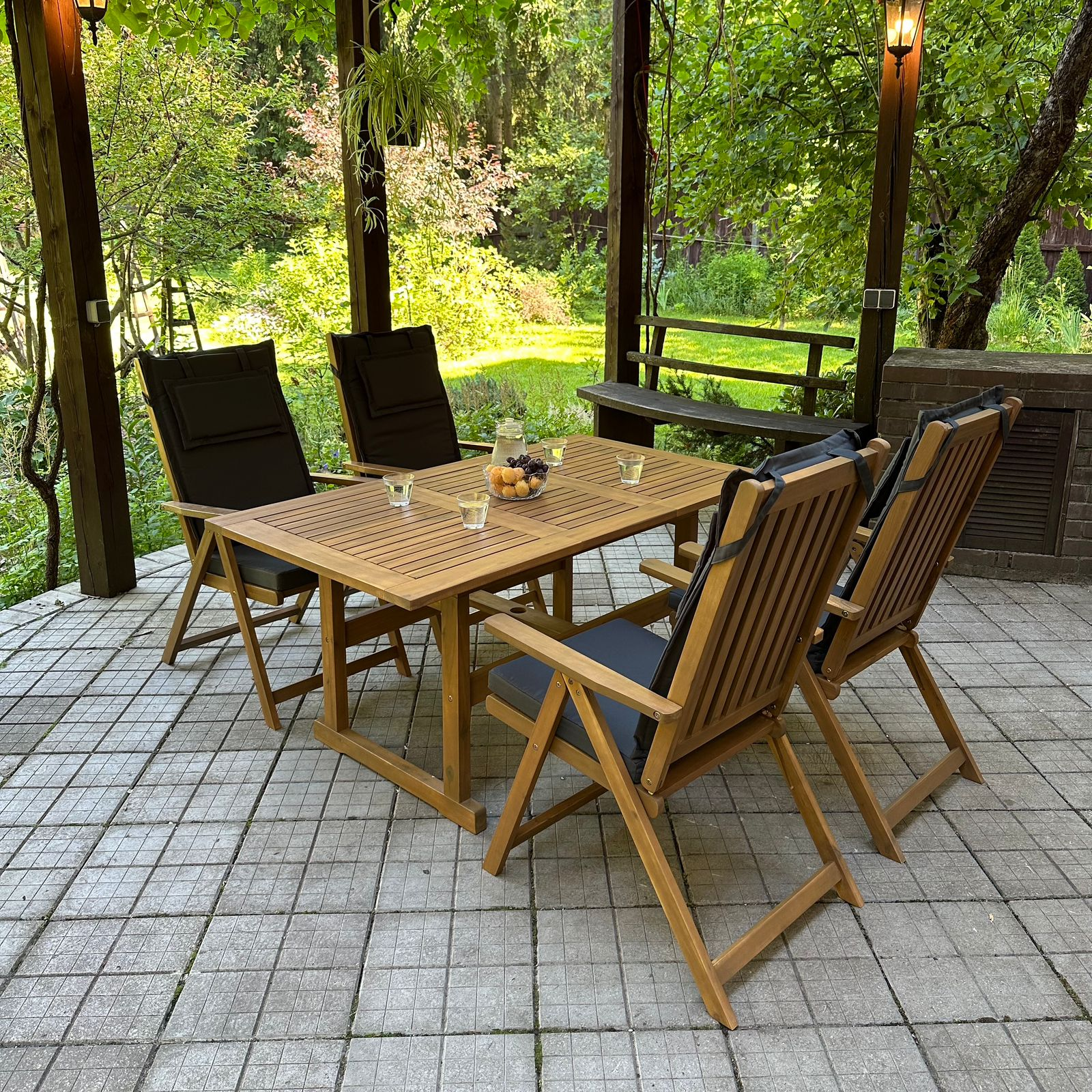 Изображение товара Набор садовой мебели Royal family 466-51 акация 4 кресла стол