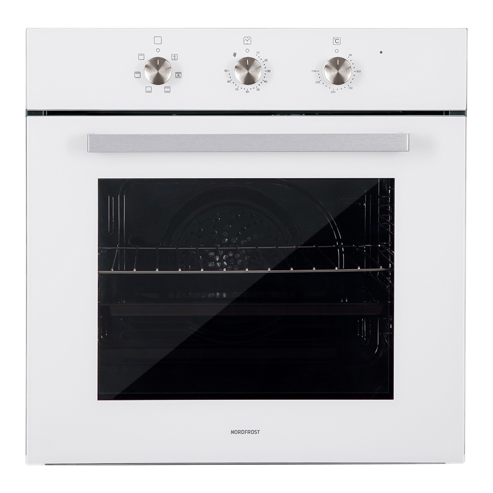 Изображение товара Электрический встраиваемый духовой шкаф Nordfrost HM 6060 W 60х60х56 см цвет белый
