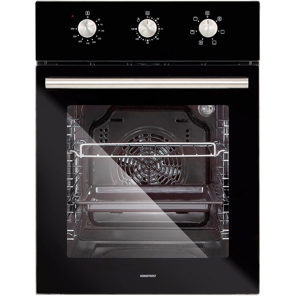 Изображение товара Электрический встраиваемый духовой шкаф NORDFROST HM 4060 B 50 л черное стекло