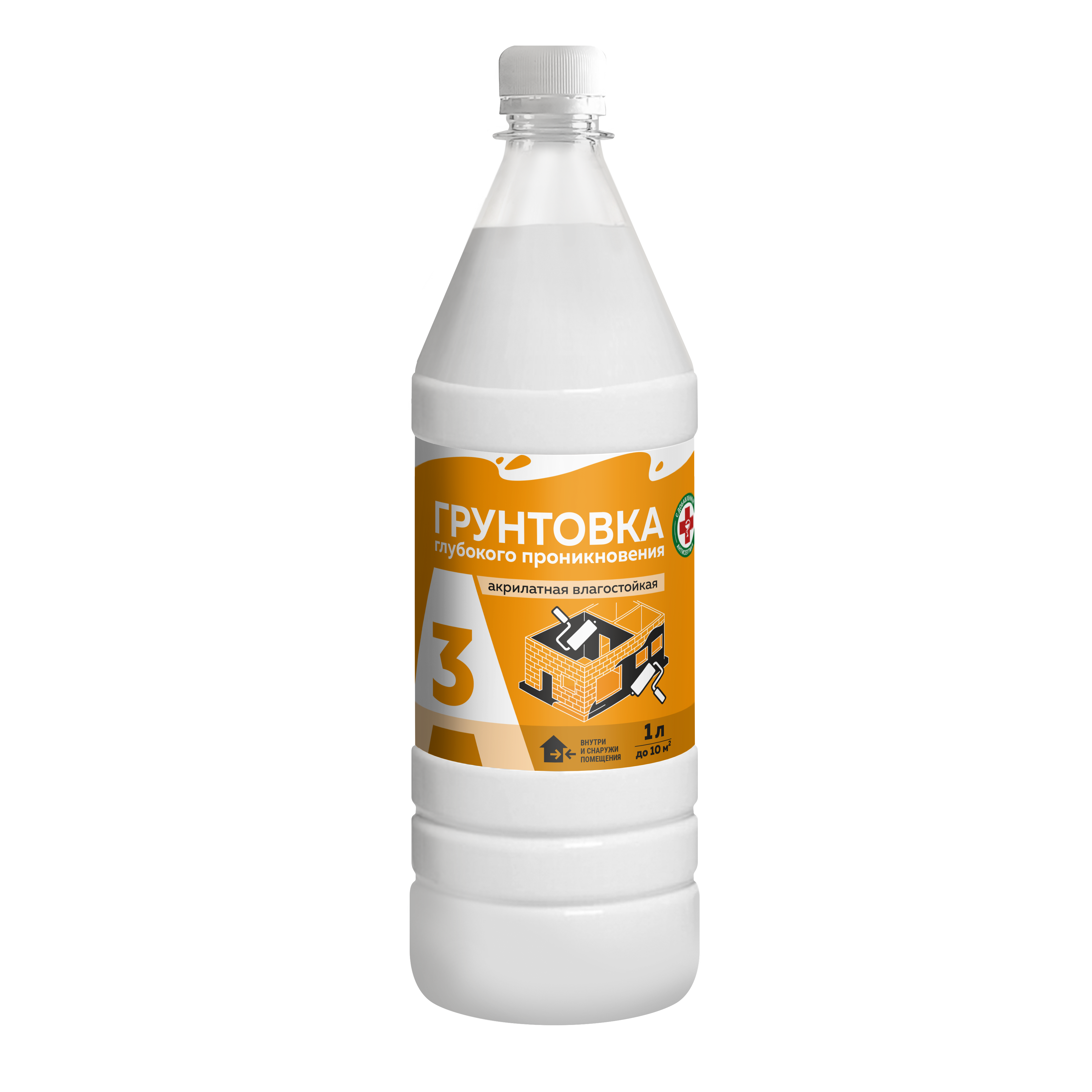 Изображение товара Грунтовка глубокого проникновения А3 цвет белый 1л